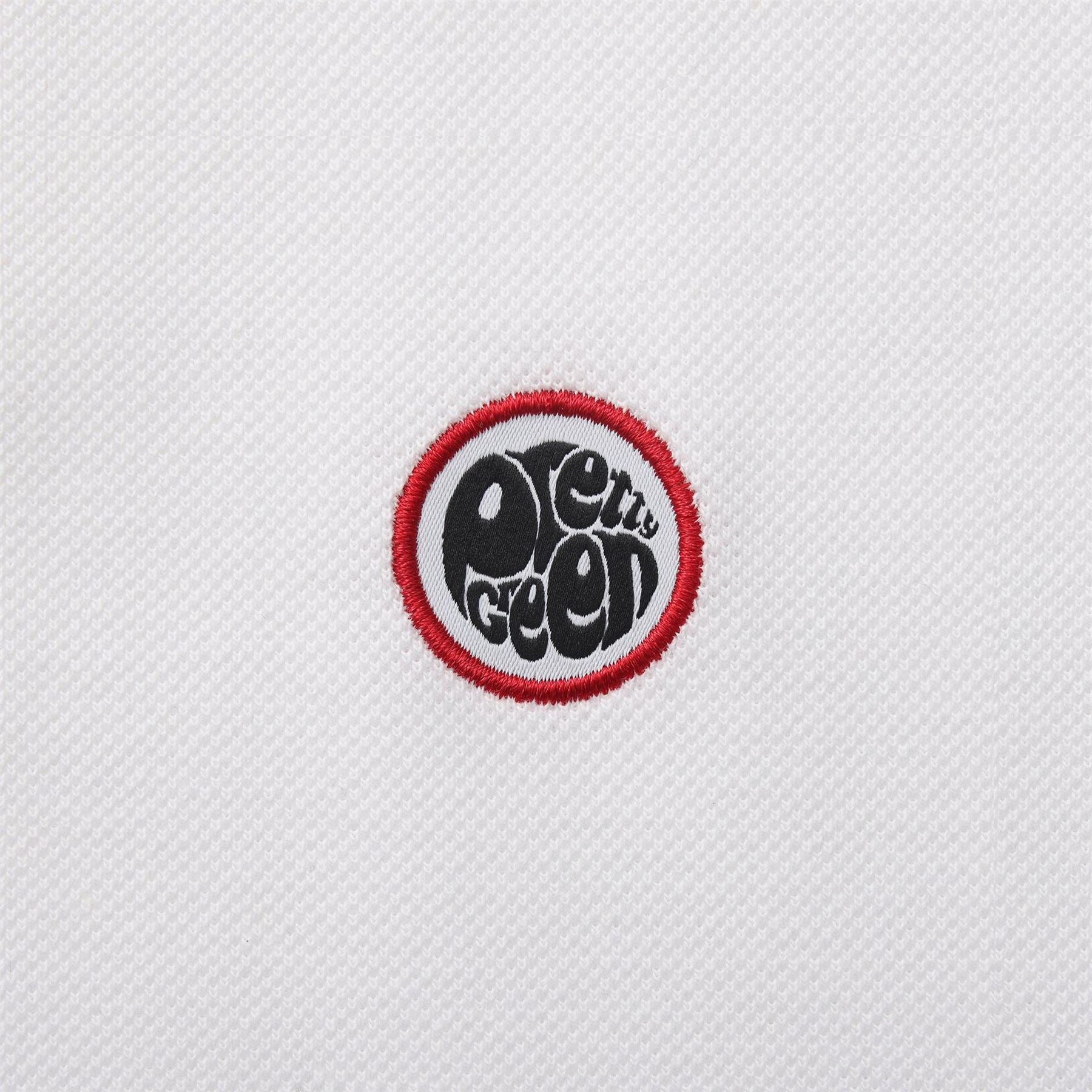 Pretty Green Mens Green Tape Polo