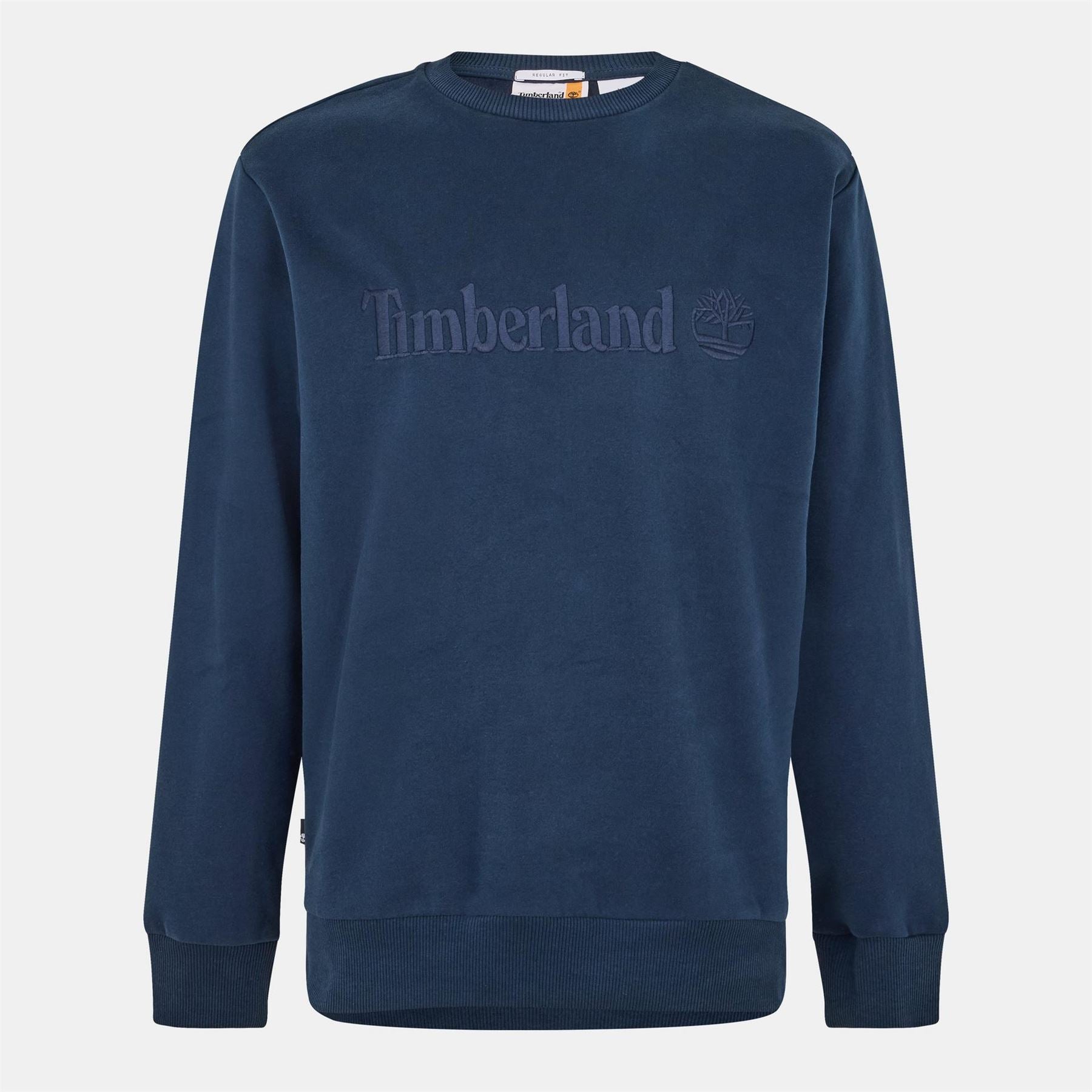 Timberland Logo Print Crew Neck Long Sleeve Sweatshirt