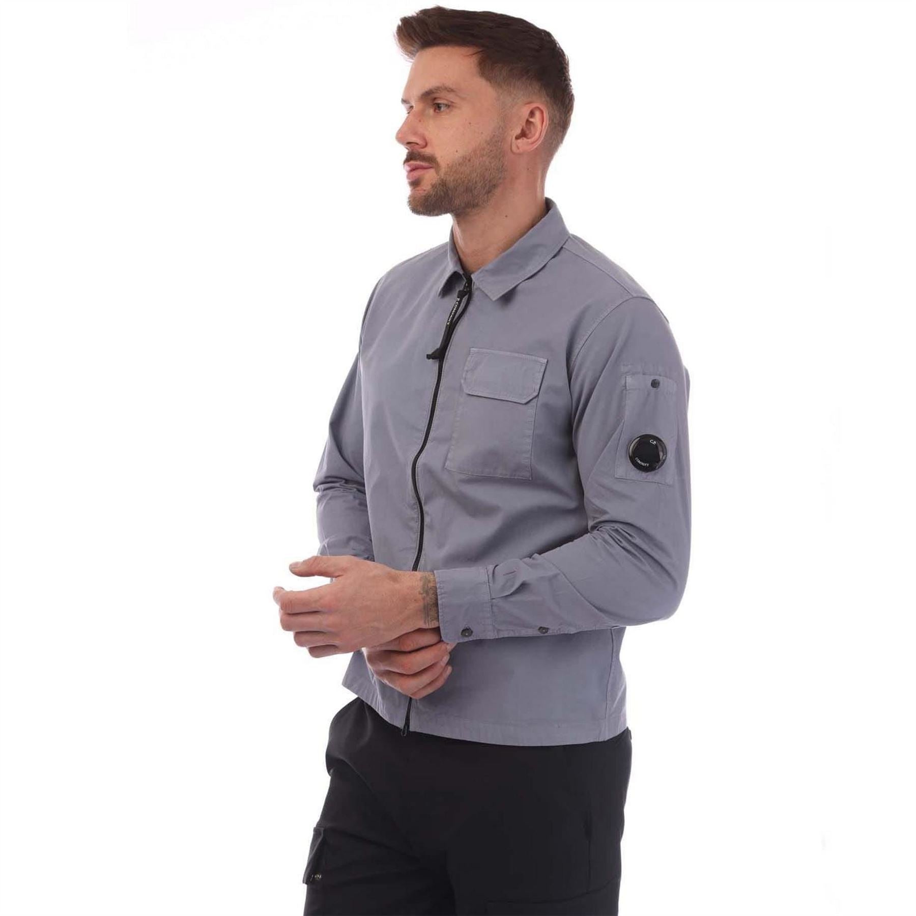 CP Company Gabardine Full Zip Overshirt