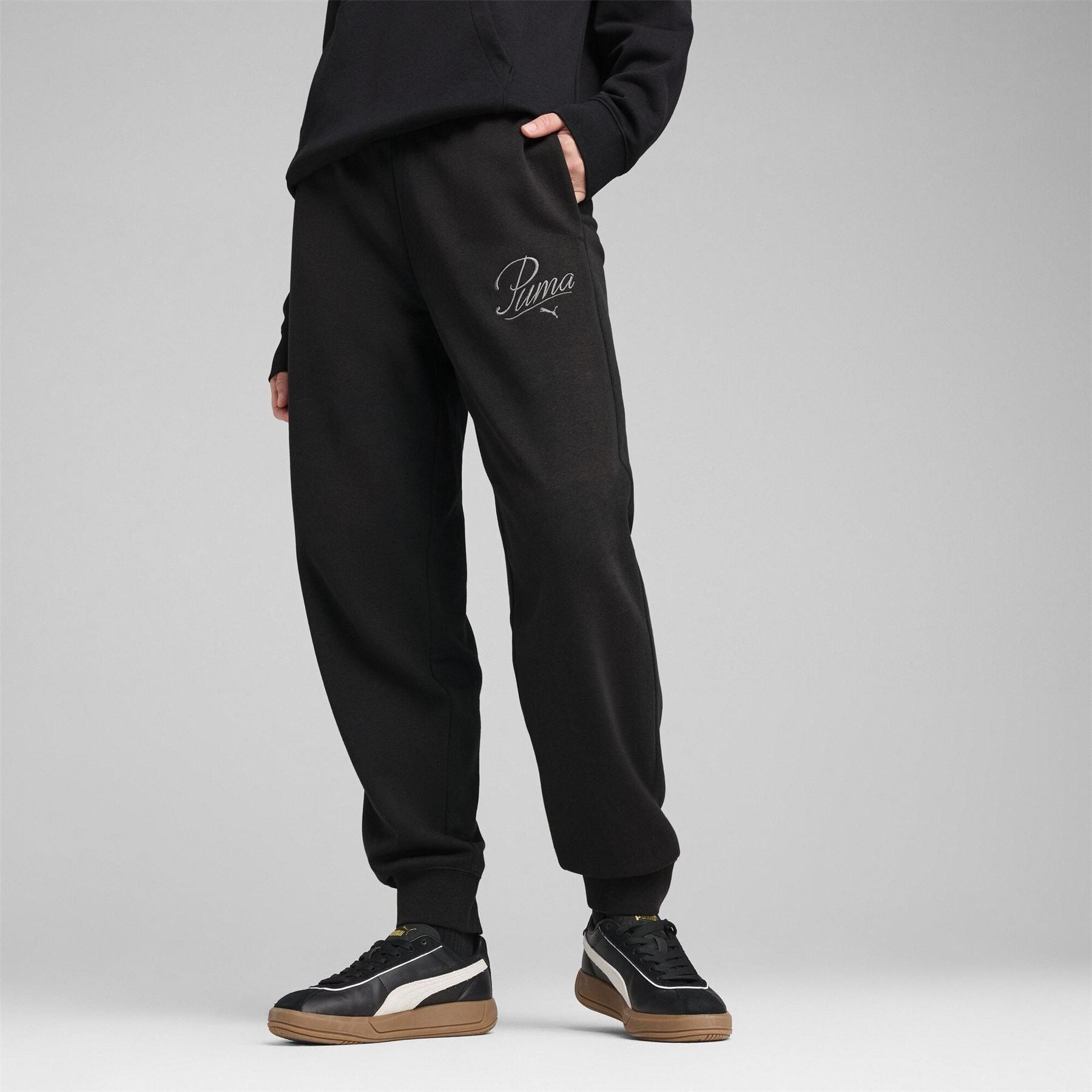 Puma Womens Ess Script Comfort Sweatpants Tr Cl Joggers