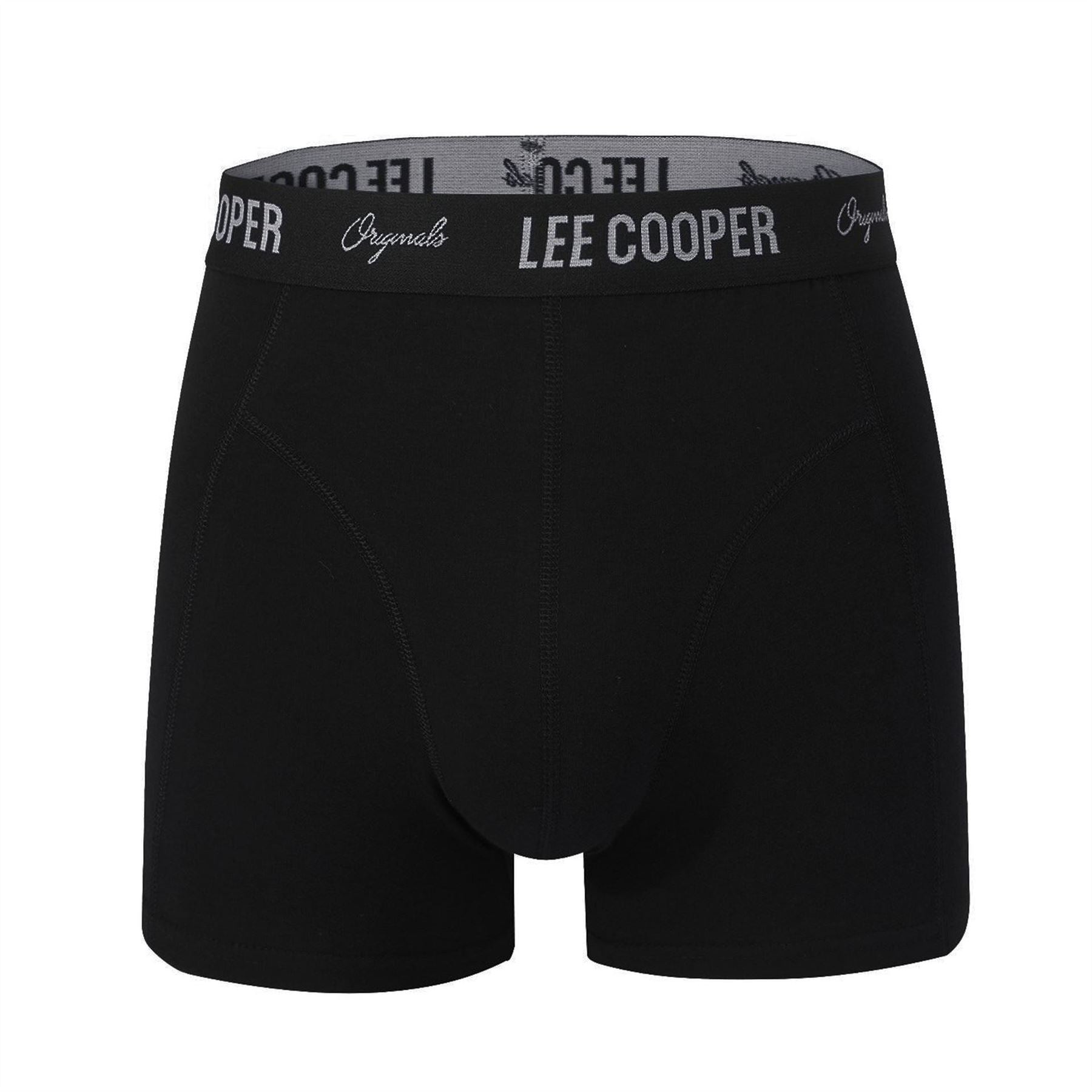 Lee Cooper Mens Cooper Essential Boxer Trunk 5 Pack