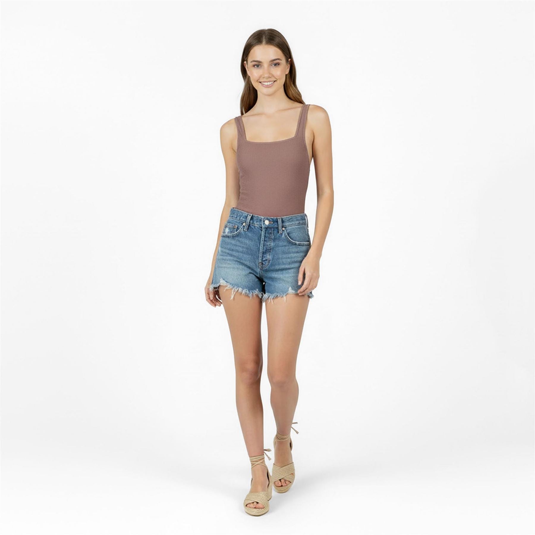 Jack Wills Non Padded Wired Scoop Neck Swimsuit