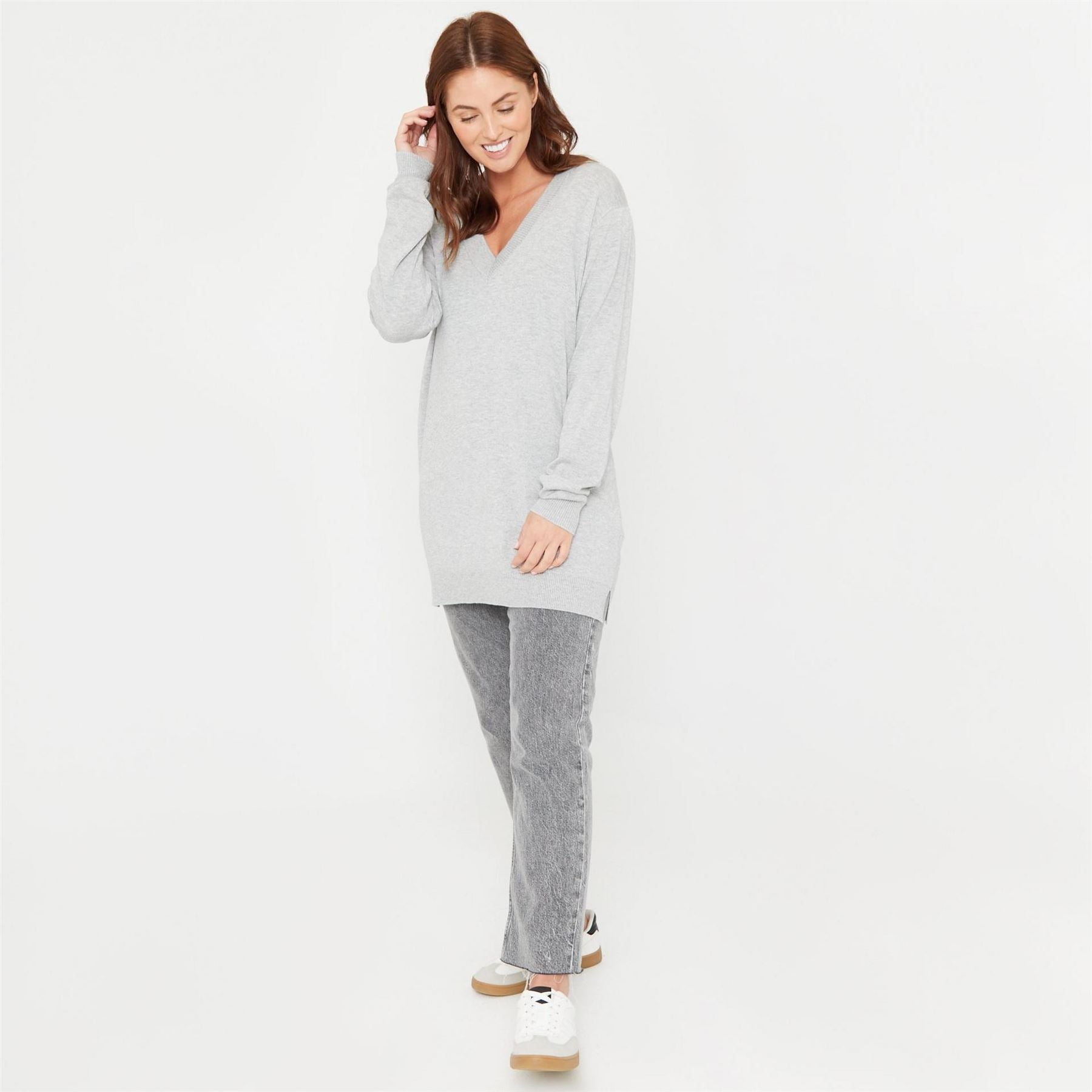 Be You Regular Fit V-Neck Long Sleeve Sweater