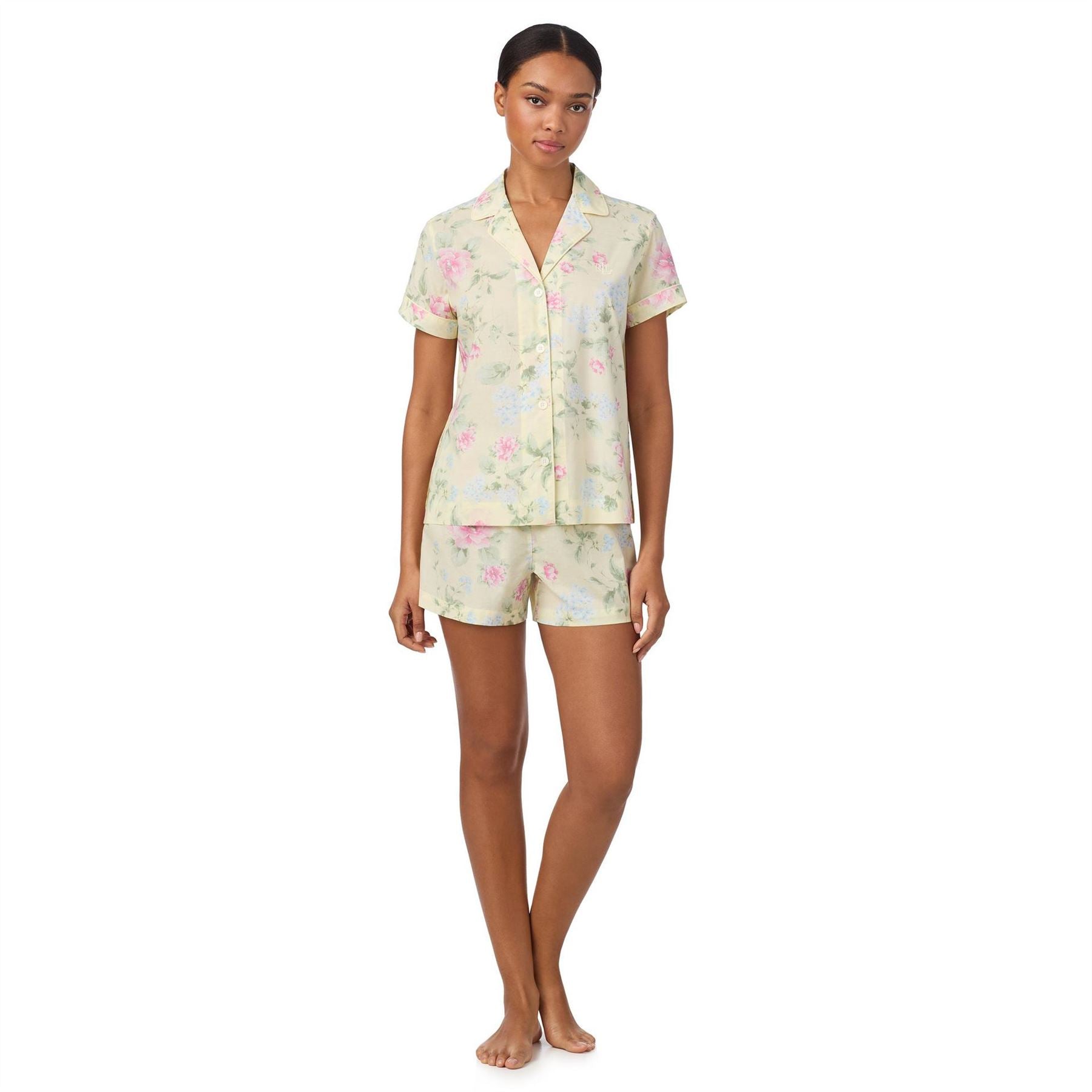 Lauren by Ralph Lauren Ss Notch Collar Ld63