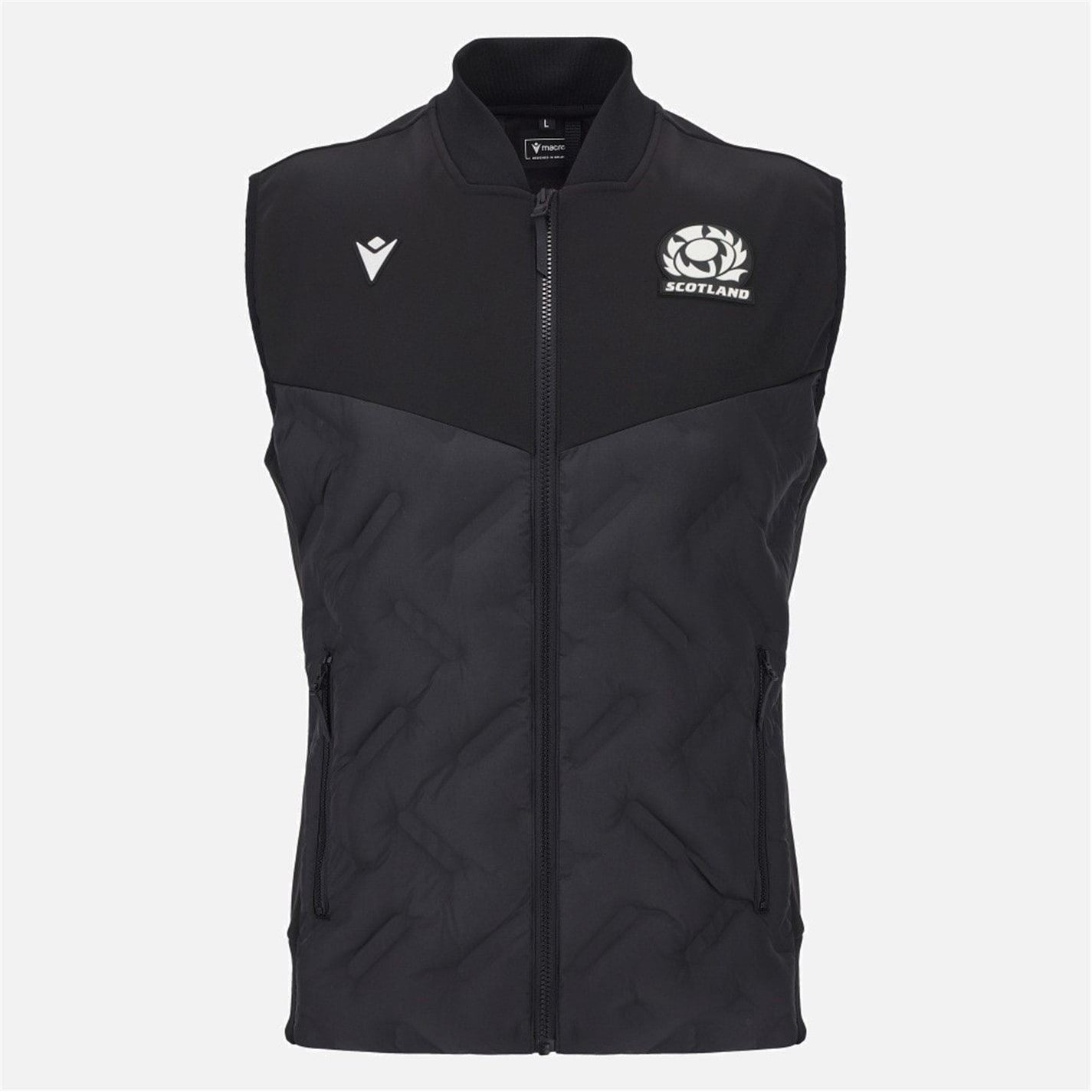Macron Scotland Rugby World Cup Padded Gilet 2025 Adults