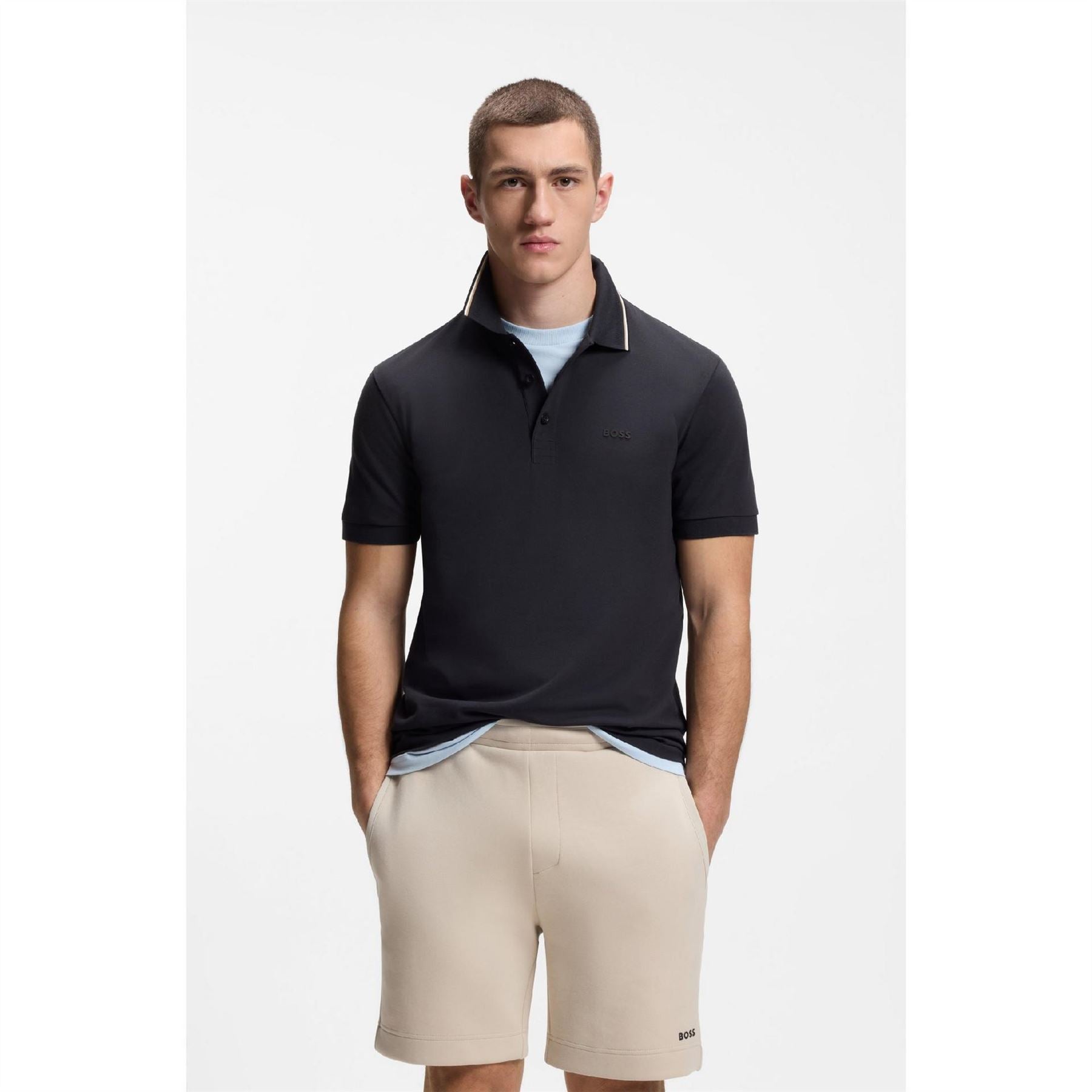 Hugo Collared Neck Short Sleeve Regular Fit Shirt