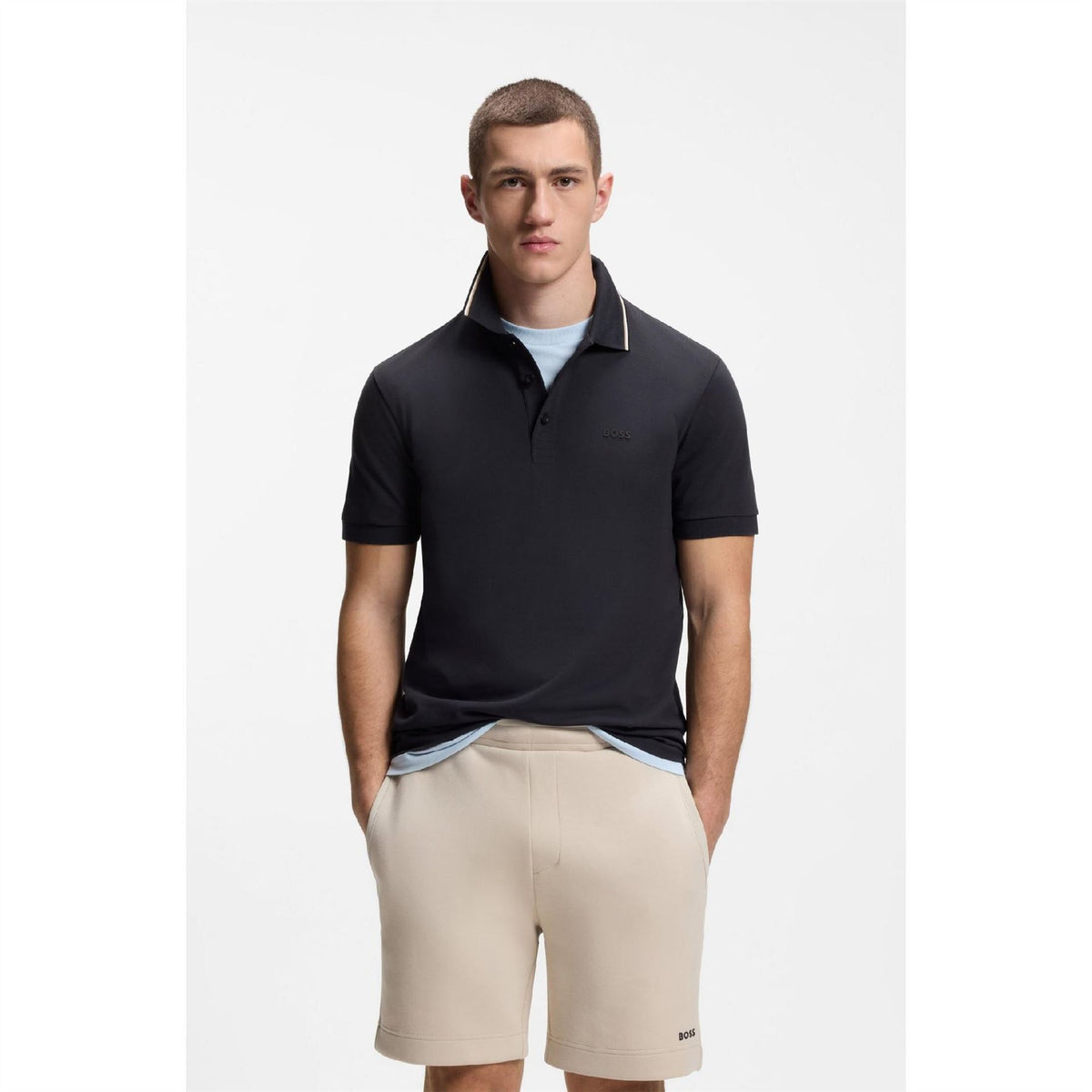 Hugo Collared Neck Short Sleeve Regular Fit Shirt