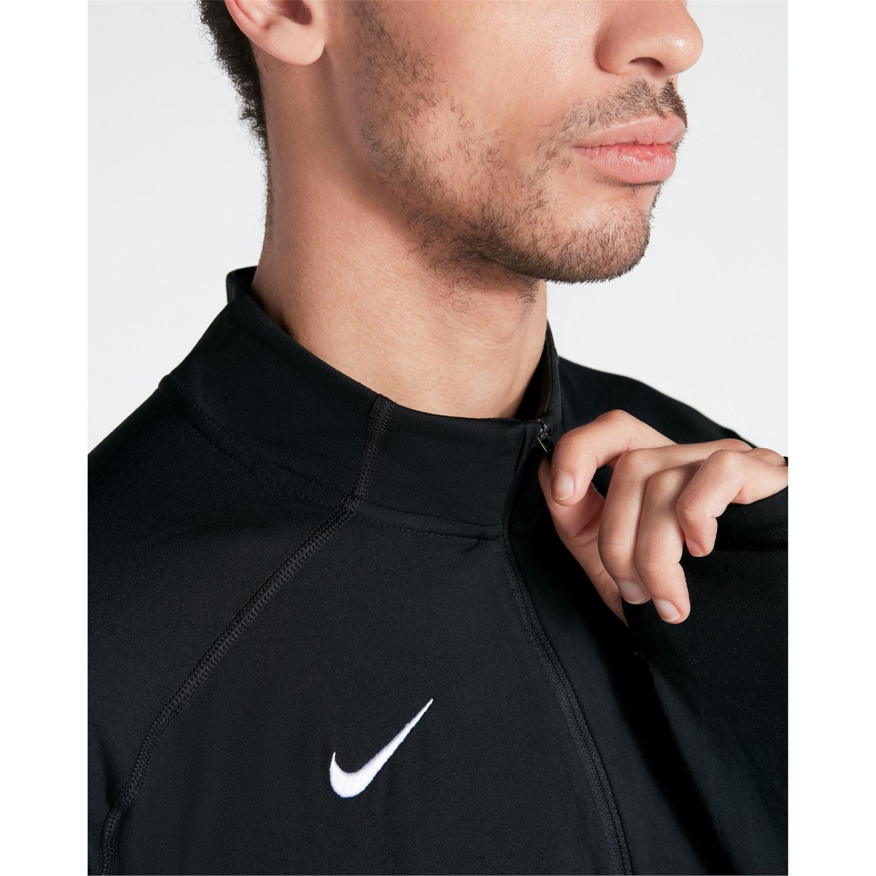 Nike Dry Element Half-Zip Funnel Neck Long Sleeve Jersey