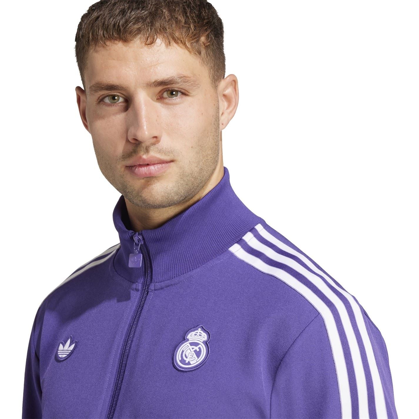 adidas Real Madrid Terraces Icon Tracksuit Top