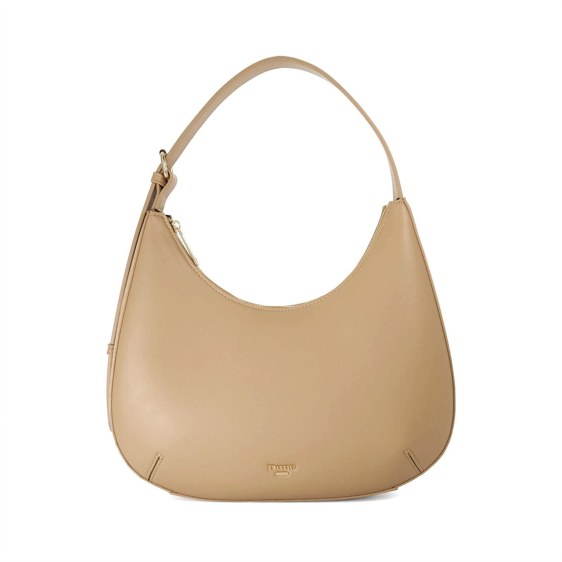 Dune London Daintily Crescent Shape Hobo Bag with Gold Tone Hardware
