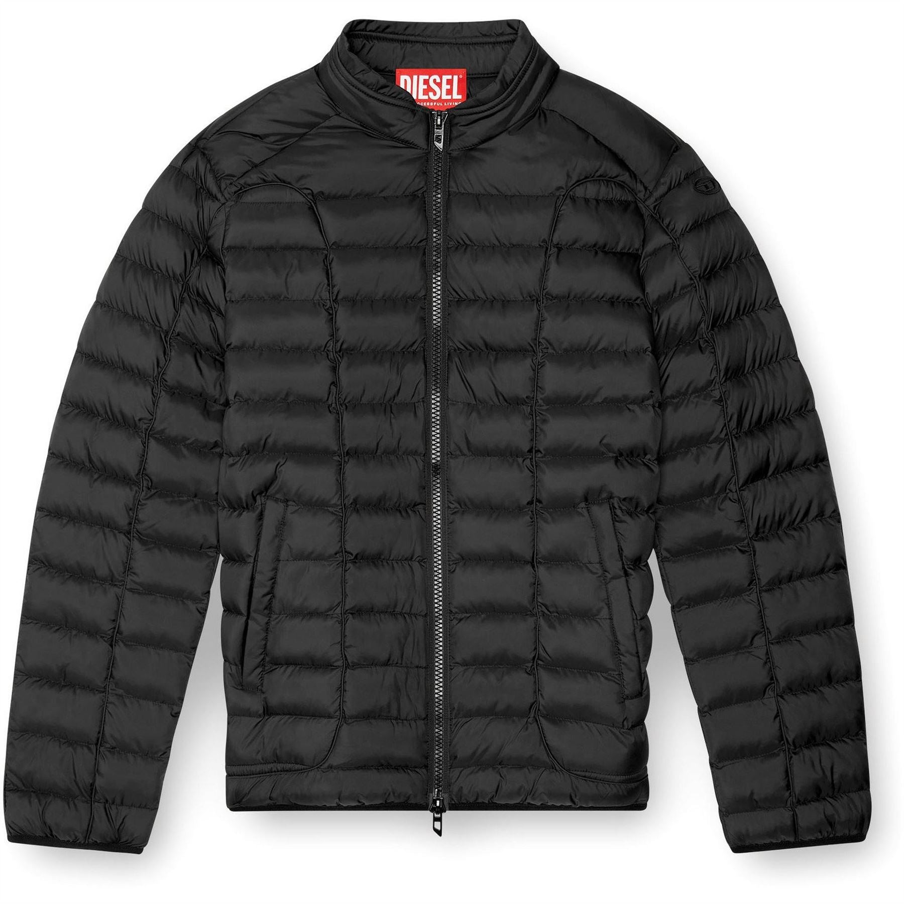 Diesel Pilot Mock Neck Puffer Jacket