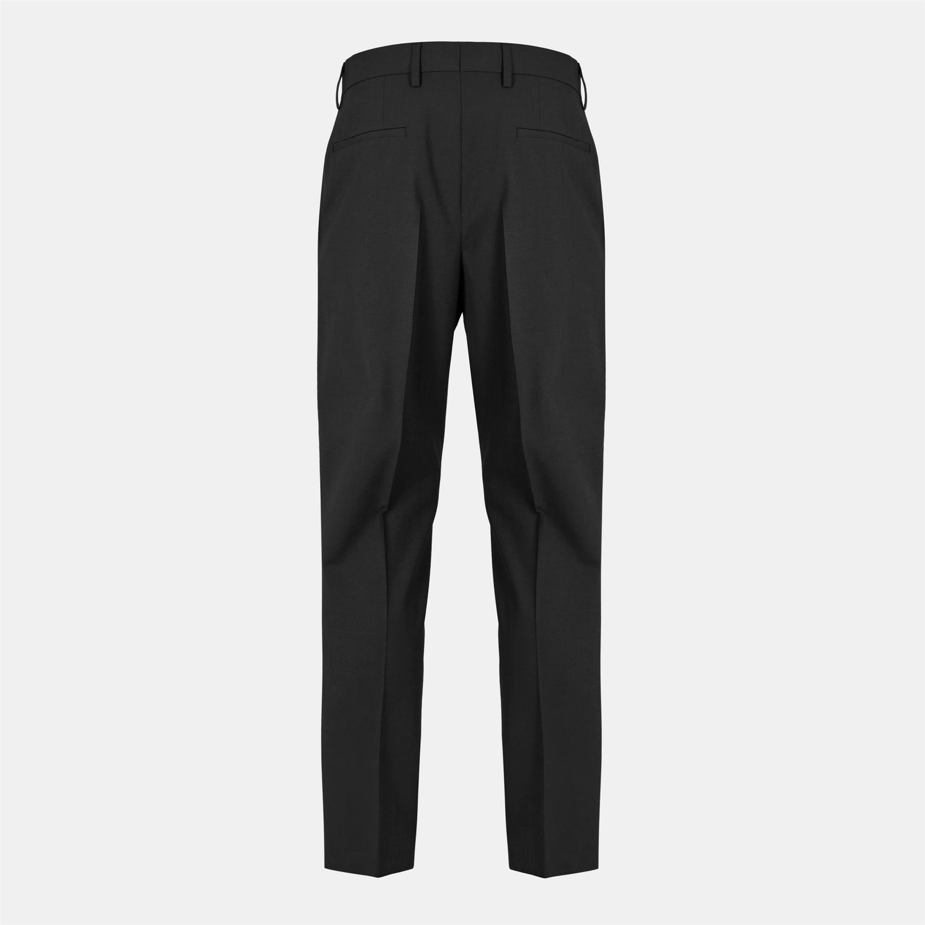 Boss Genius Solid Patterned Straight Chinos