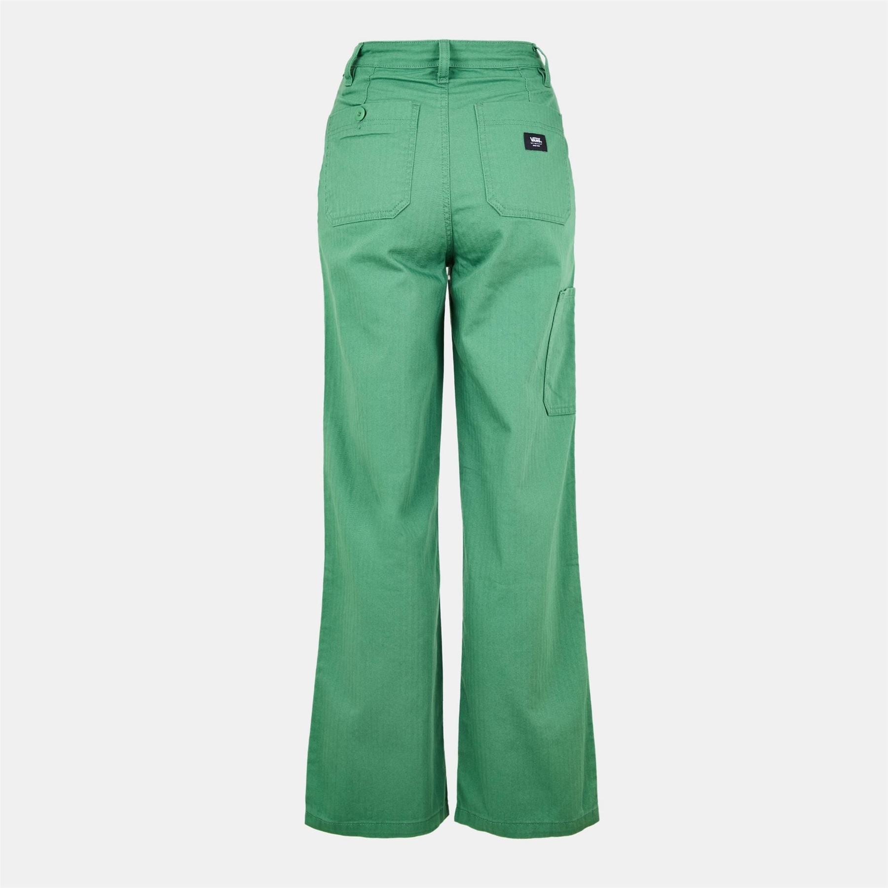 Vans Union Relaxed Solid Patterned Wide Leg Cargo Pants