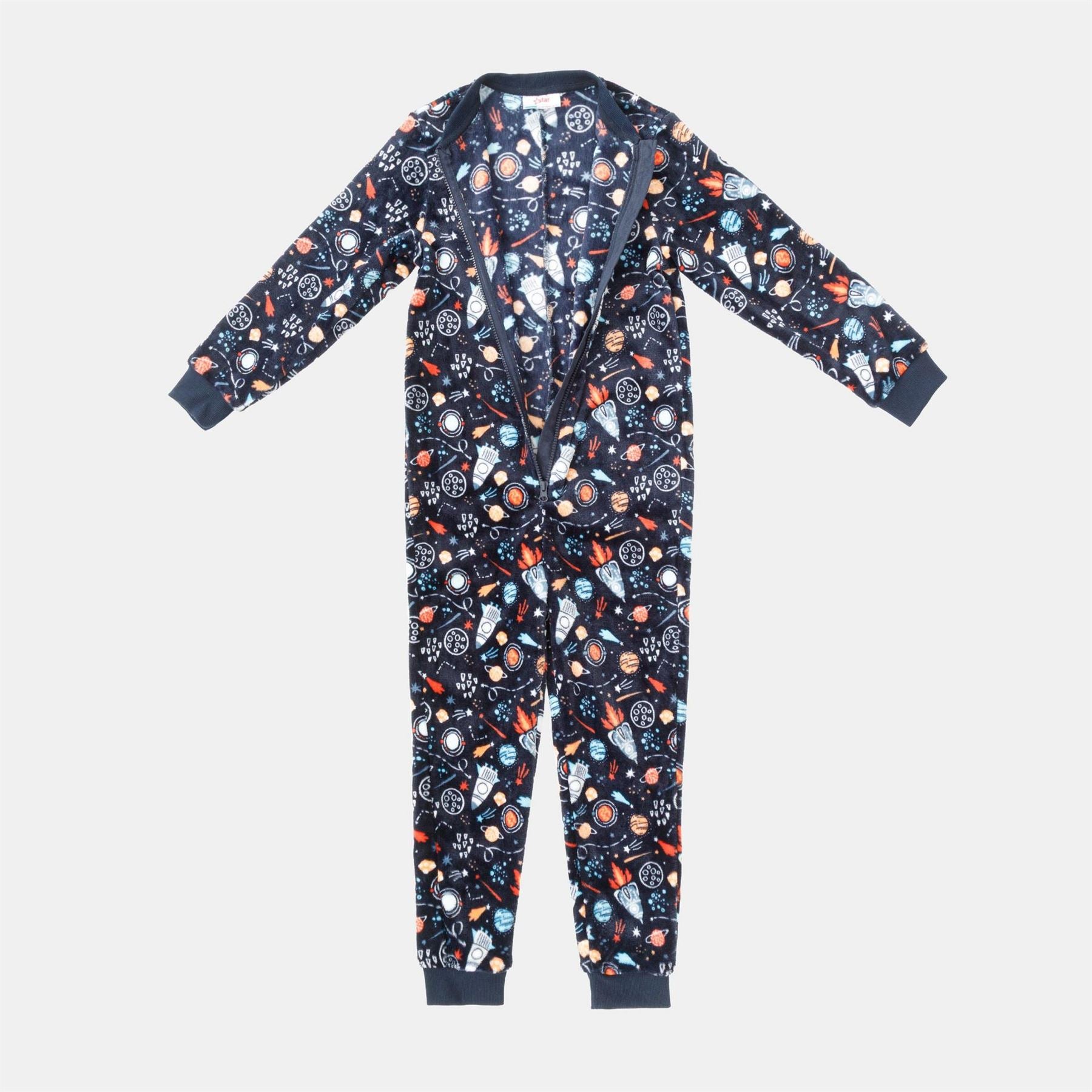 Star Fleece Onesie Game Print Junior