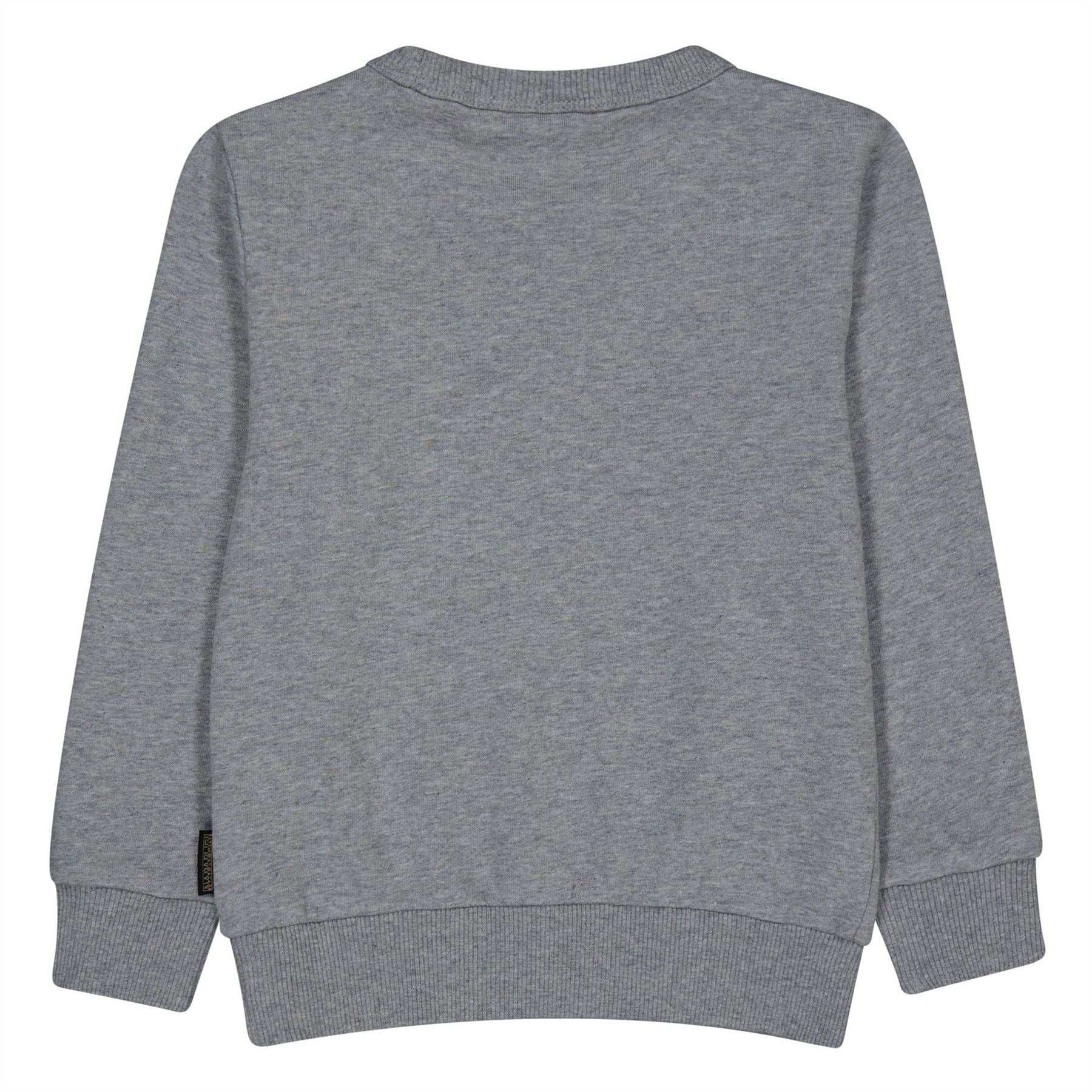 Napapijri Kitik Logo Geographic Print Crew Neck Sweatshirt