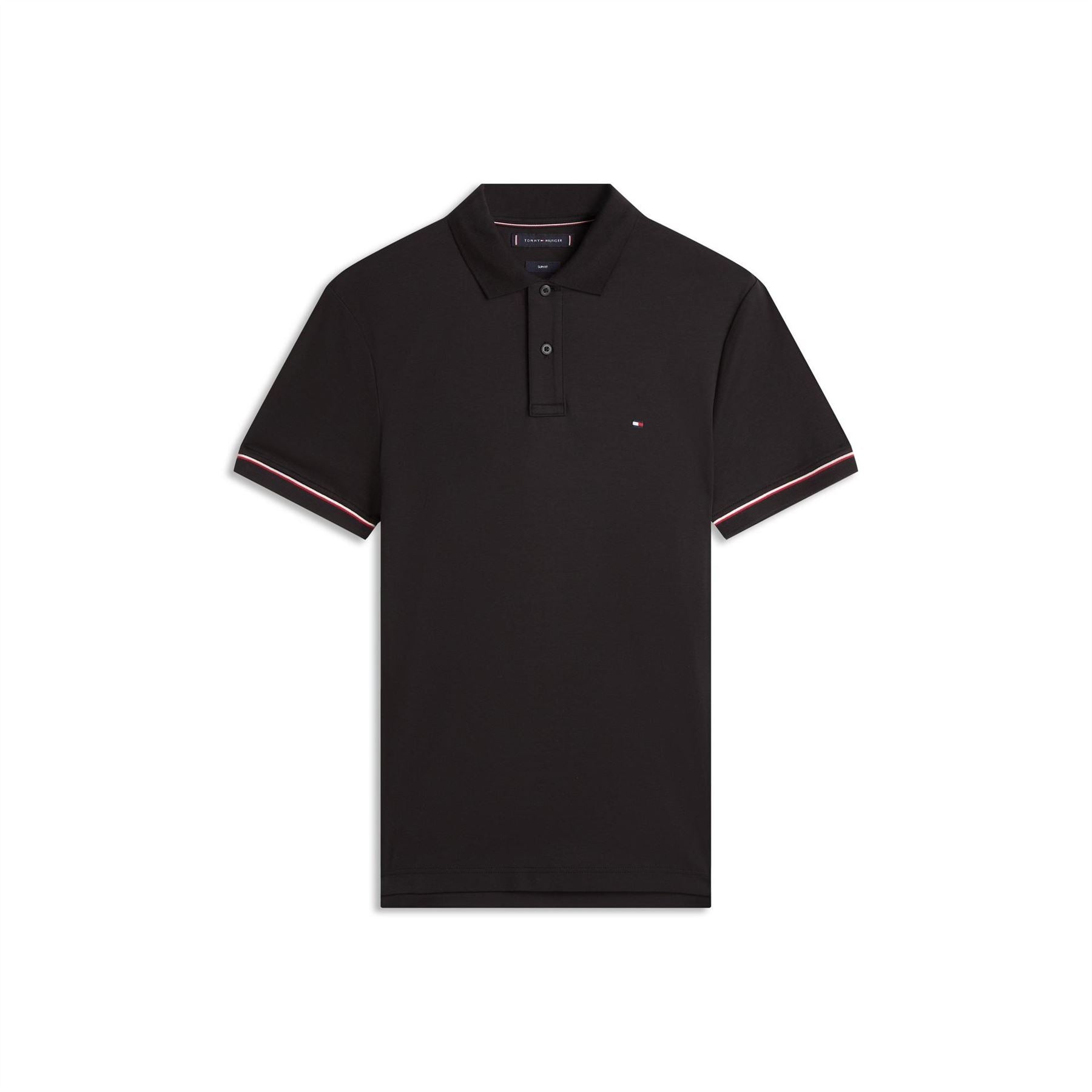 Tommy Hilfiger Liquidtip Collared Neck Short Sleeve Polo Shirt