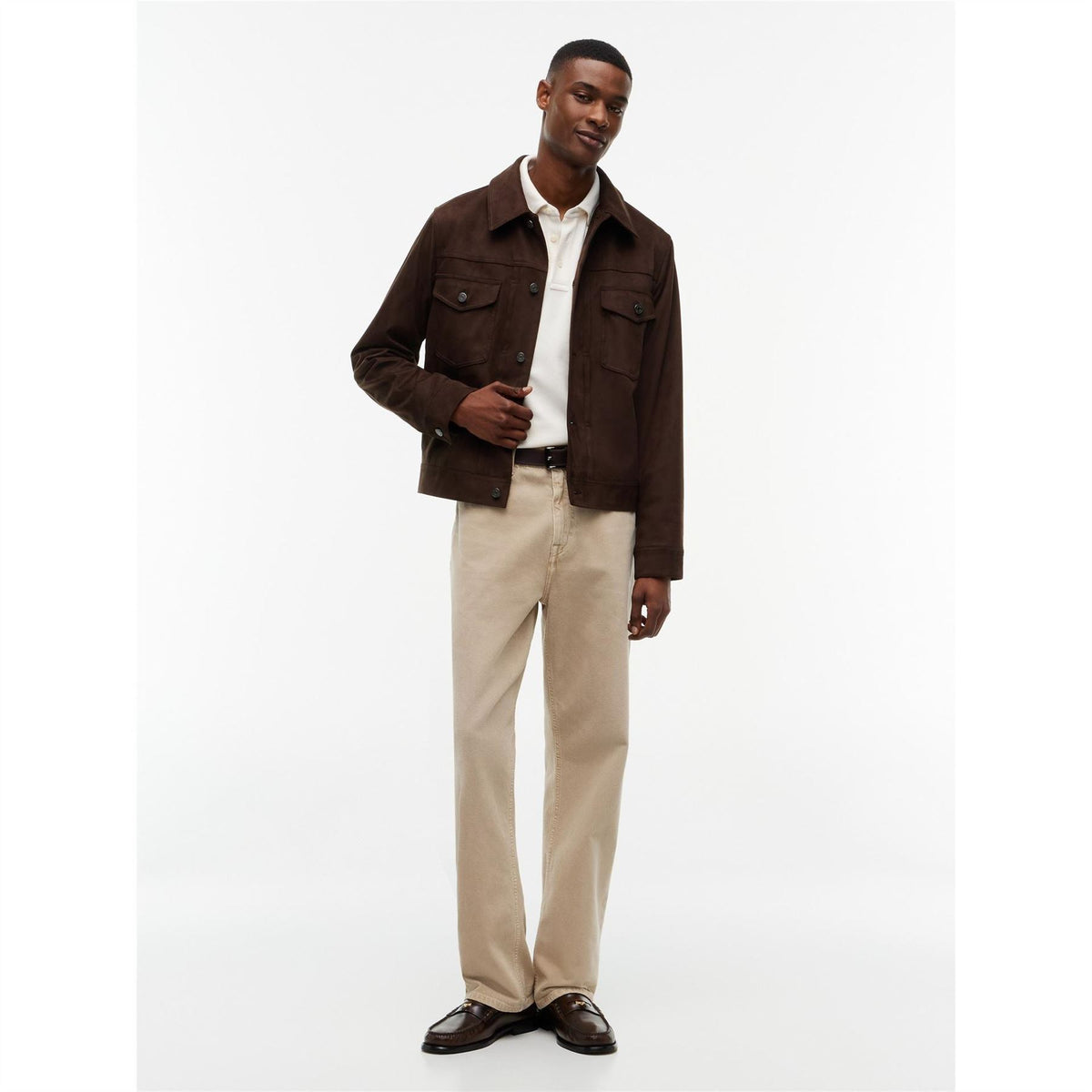 Tommy Hilfiger Waffle Cotton Long Sleeve Polo Shirt