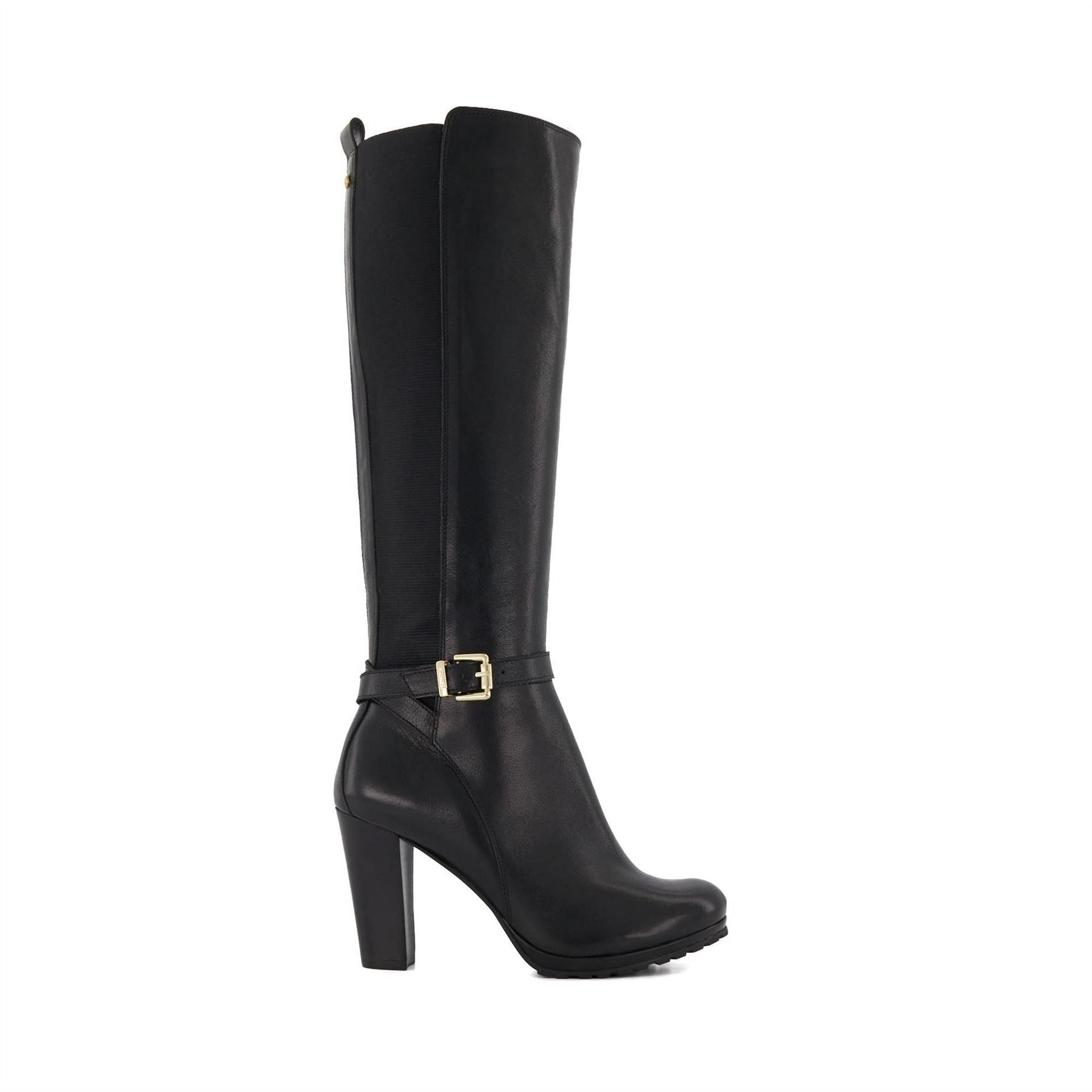 Dune London Leather Knee High Boots