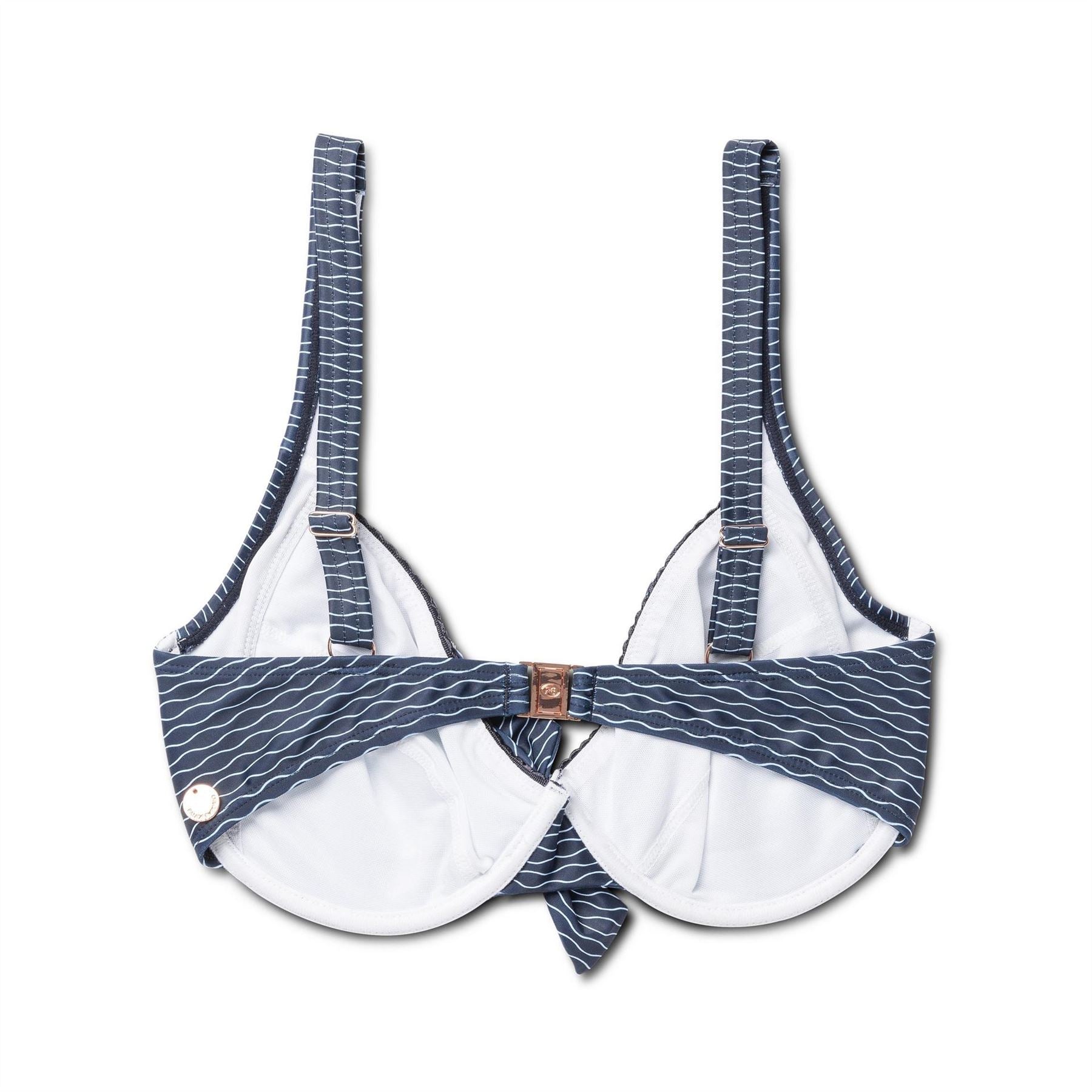 Panos Emporio Wave Pattern Balconette Bikinis