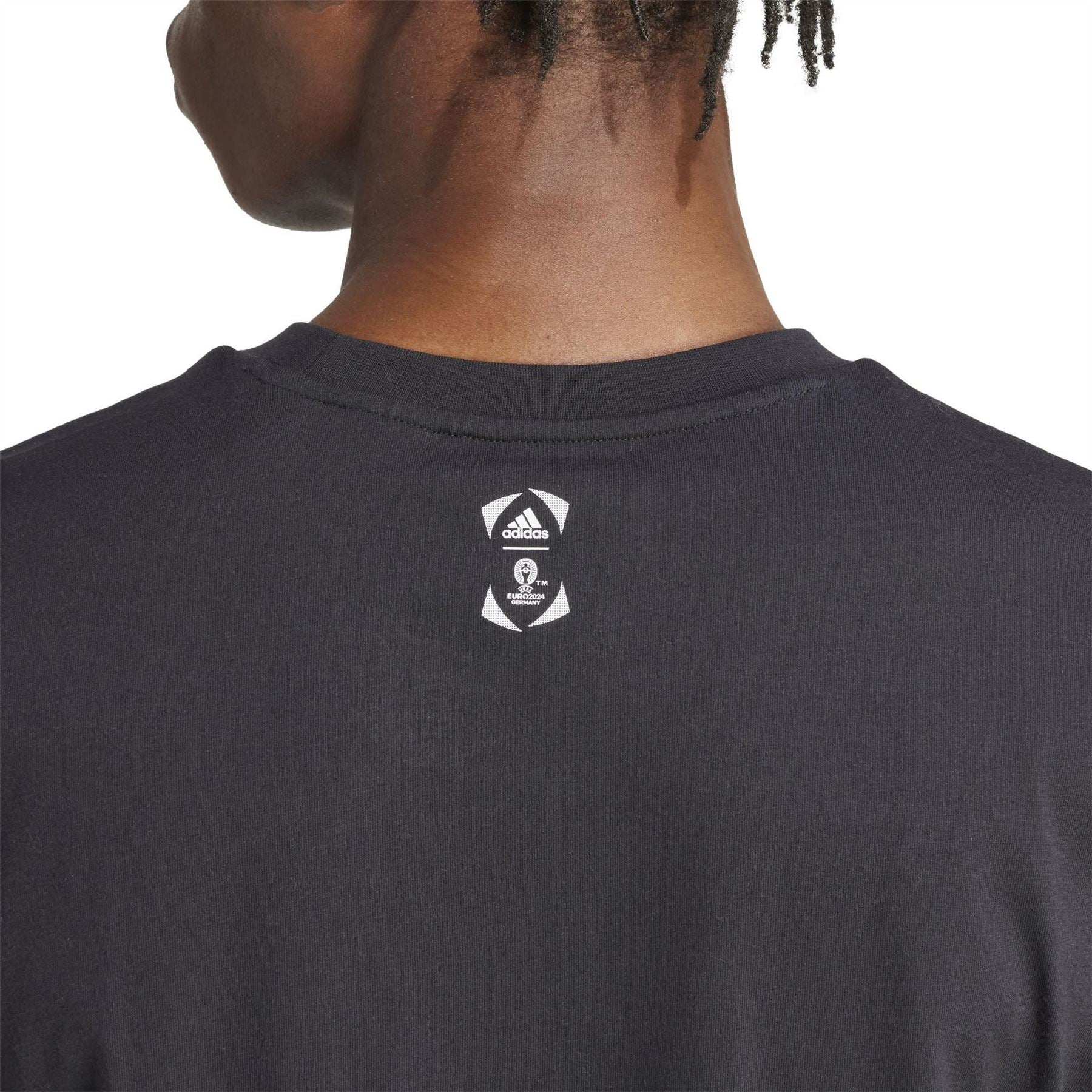 adidas Mens Euro 24 Official Emblem T-Shirt