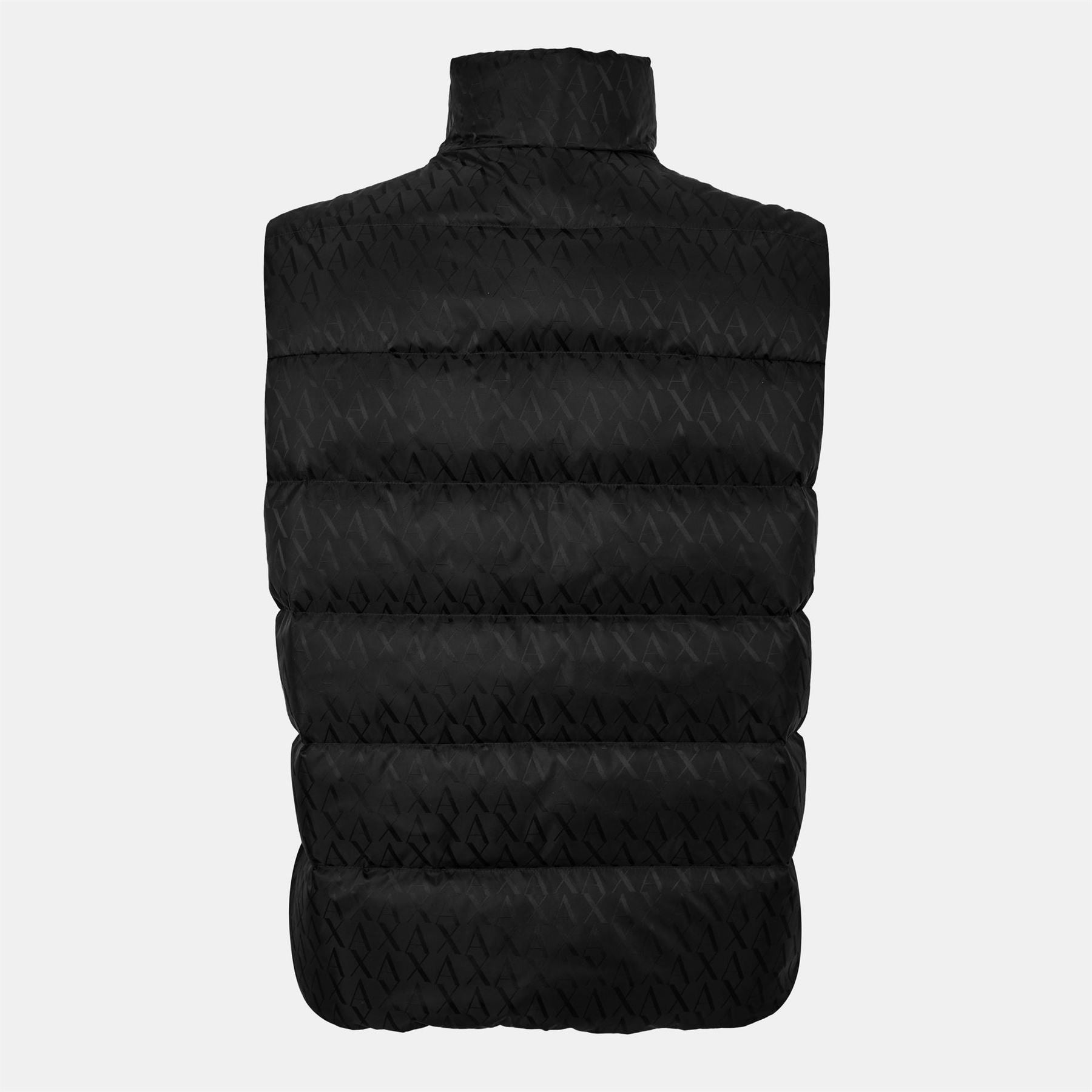 Armani Exchange Exchange All Over Logo Zip Pocket Gilet
