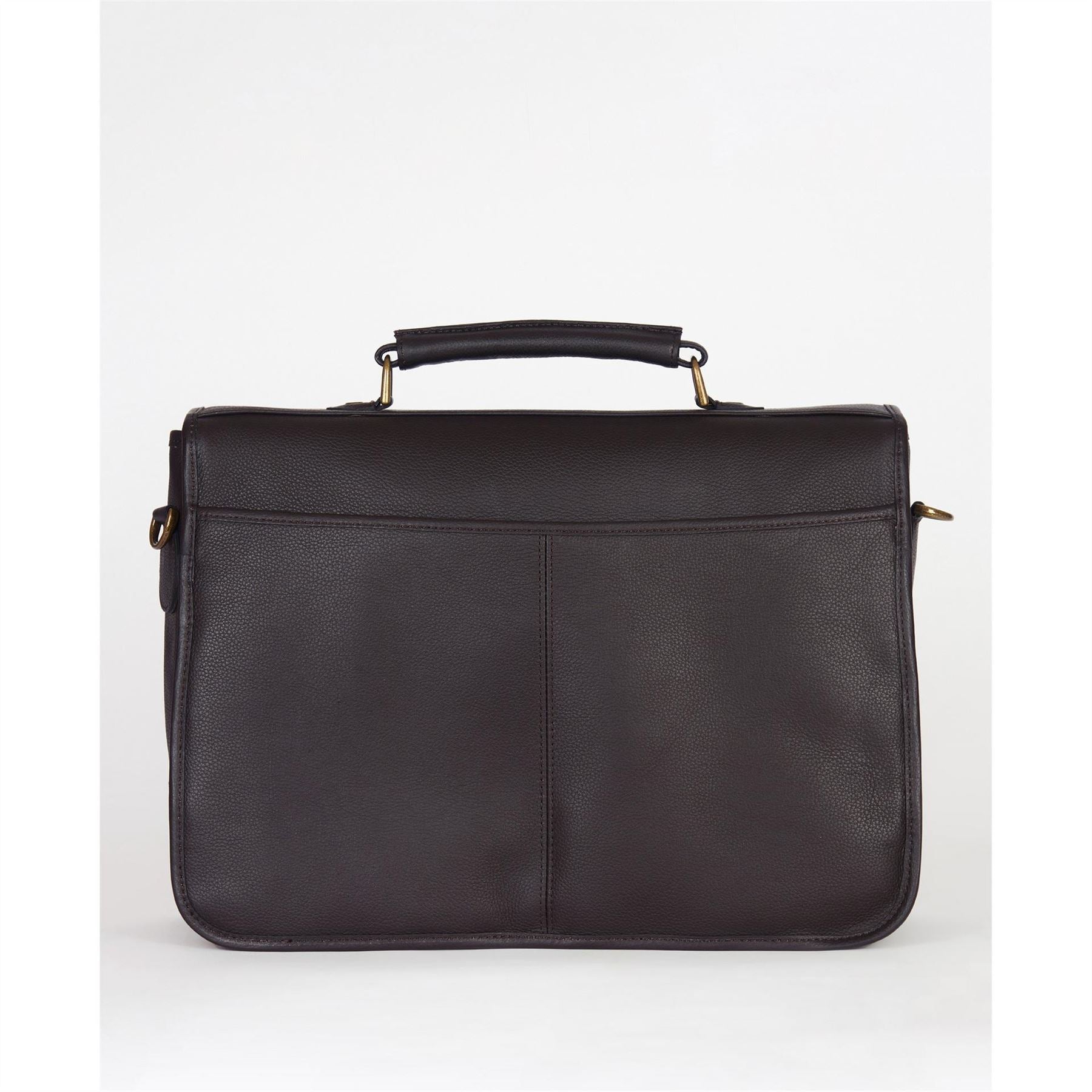 Barbour Waxed Leather Briefcase