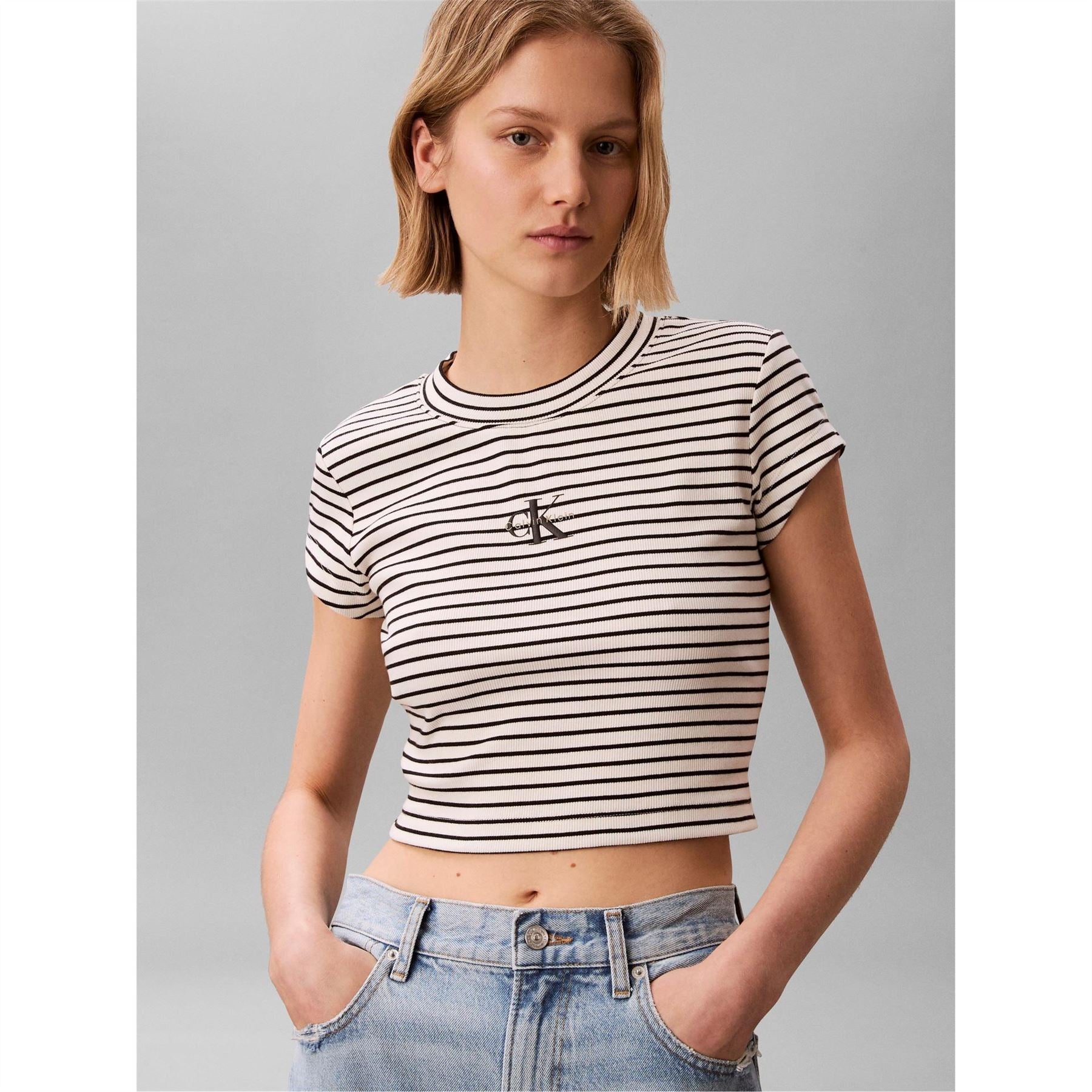 Calvin Klein Jeans Baby Rib Tee Ld63