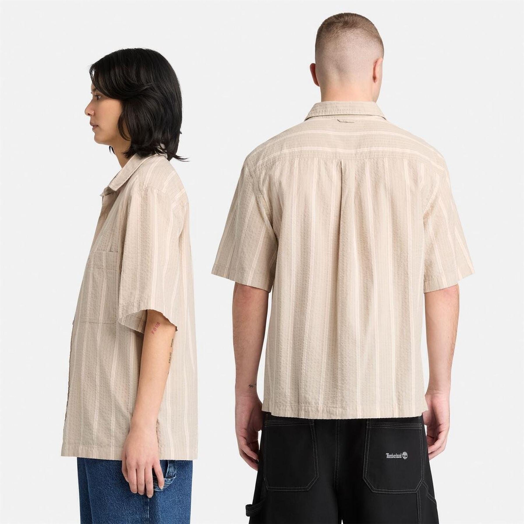 Timberland Patterned Short Sleeve Shirt