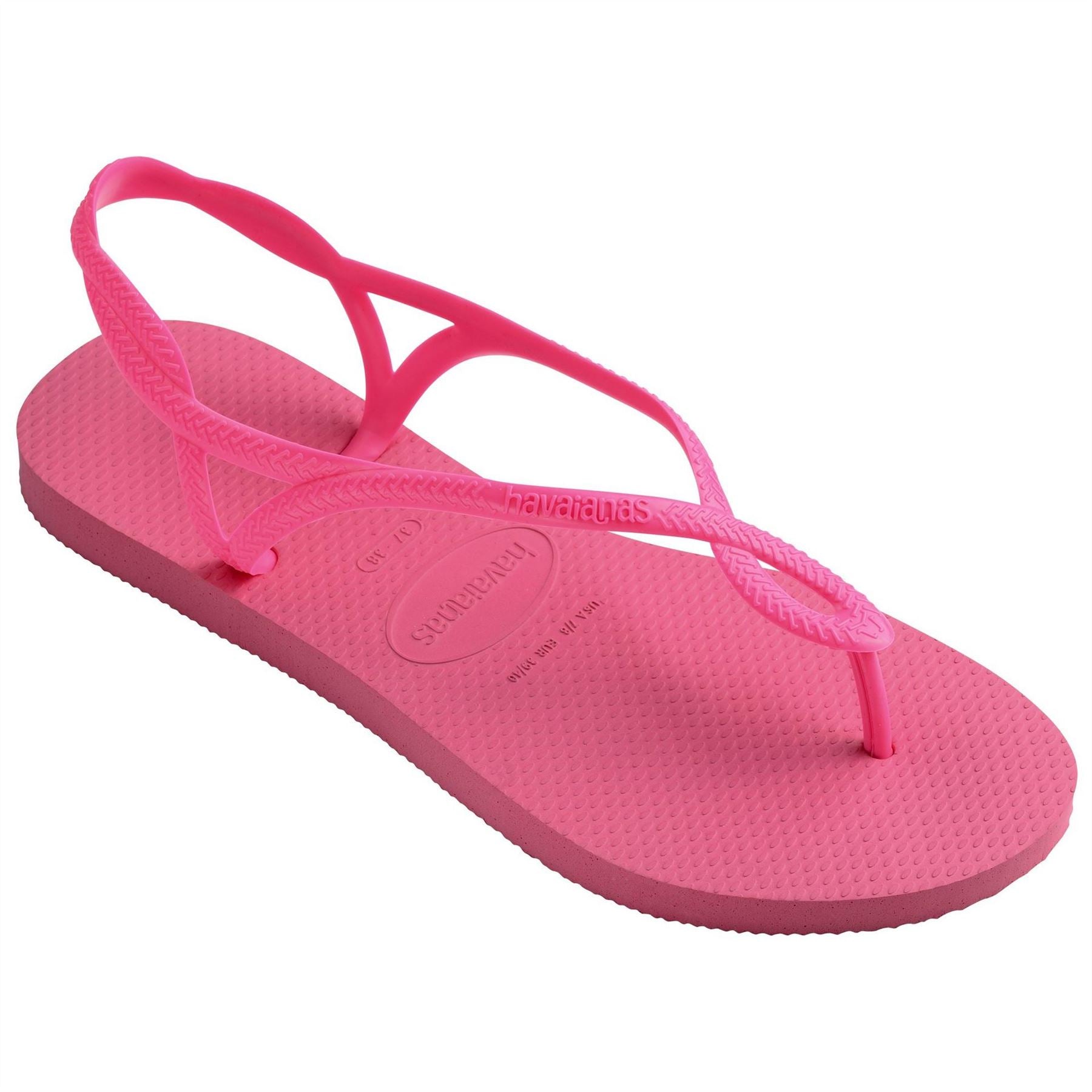 Havaianas Womens Hav. Luna Ciber Pink 37 38 Flip Flops