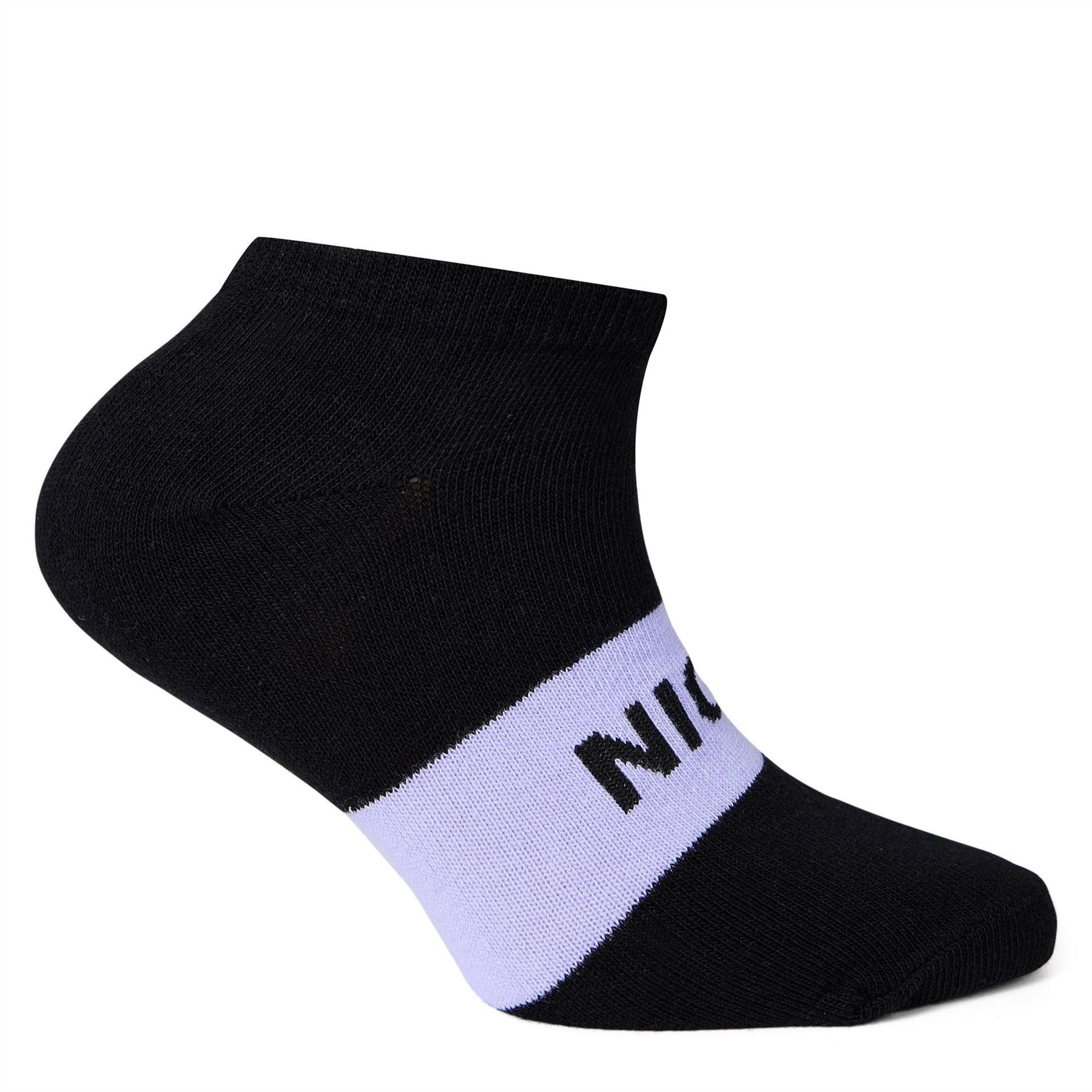 Nicce 5 Pack Lettering No Show Socks