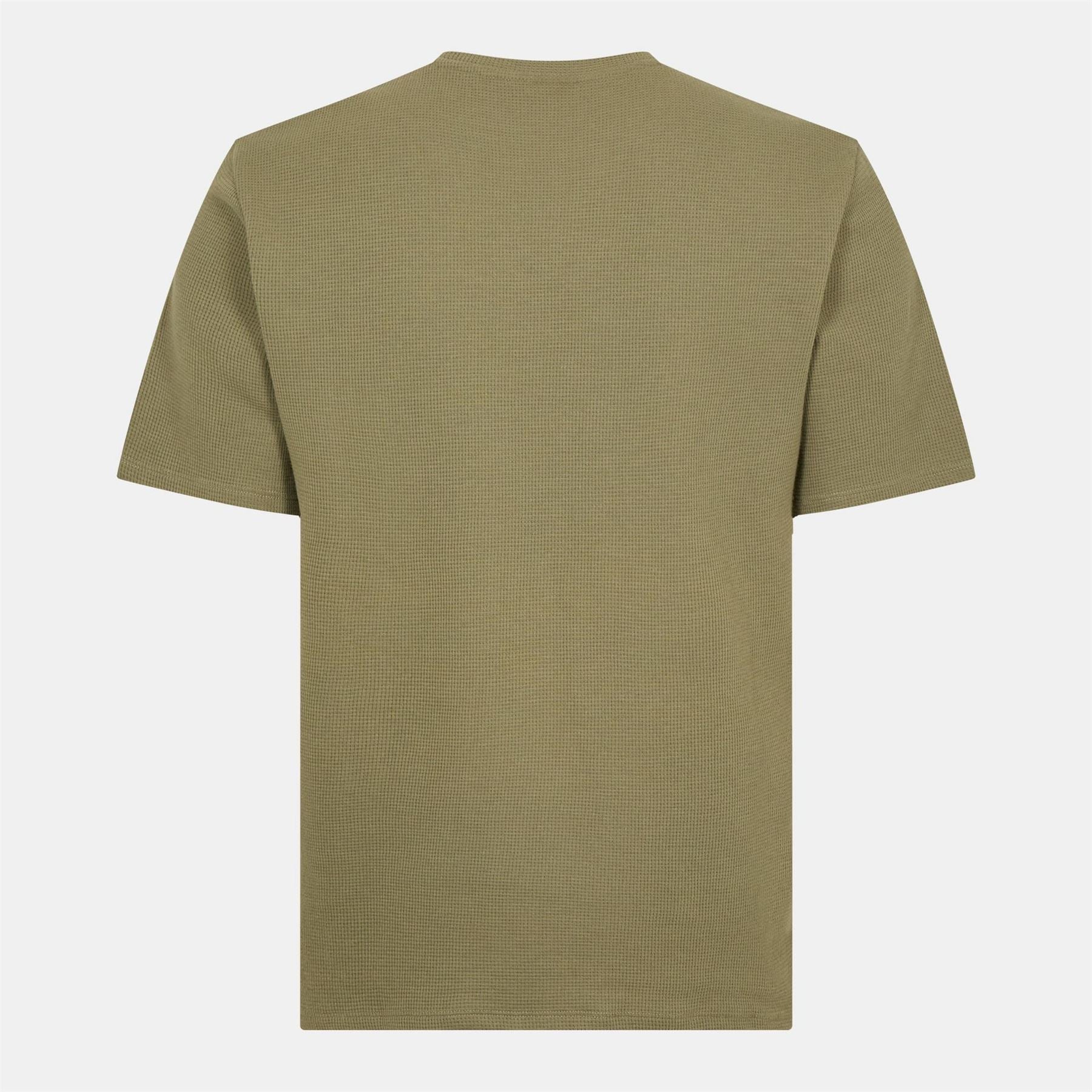 Boss BOSS Bodywear Waffle T Shirt with Structured Design