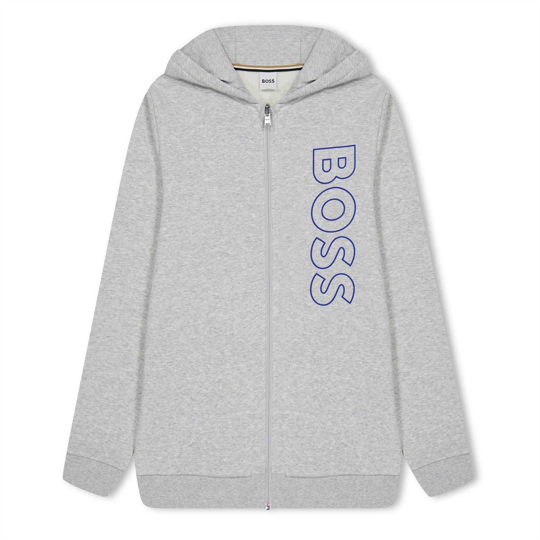 Boss Regular Fit Large Logo Print Hooded Jacket