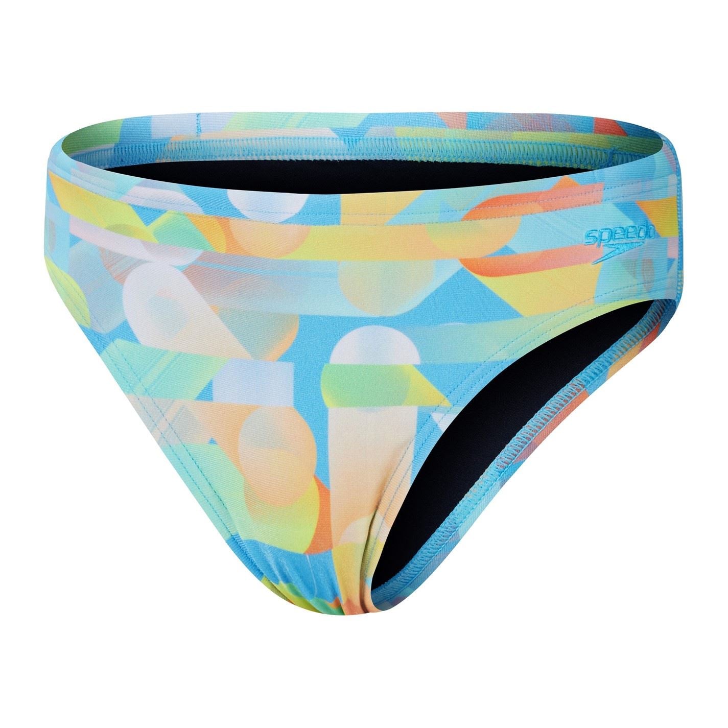 Speedo 6.5 Inch Geometric Patterned Swim Brief