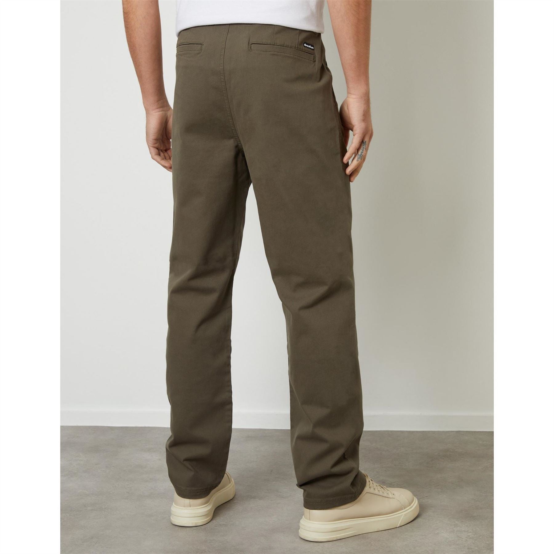 Threadbare Fog Chino Straight Solid Patterned