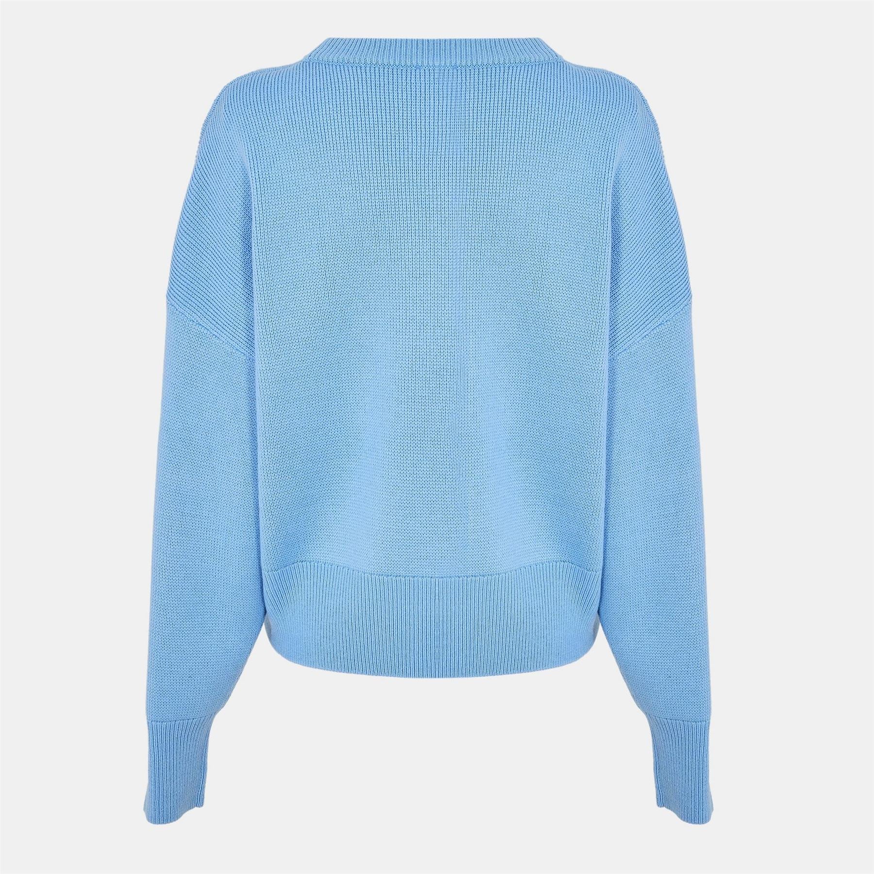 Hugo Sisminye Relaxed Fit Drop Shoulder Long Sleeve Sweater