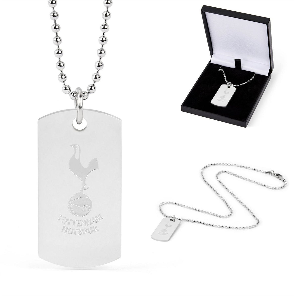 Team Officially Licensed Stainless Steel Dog Tag And Ball Chain