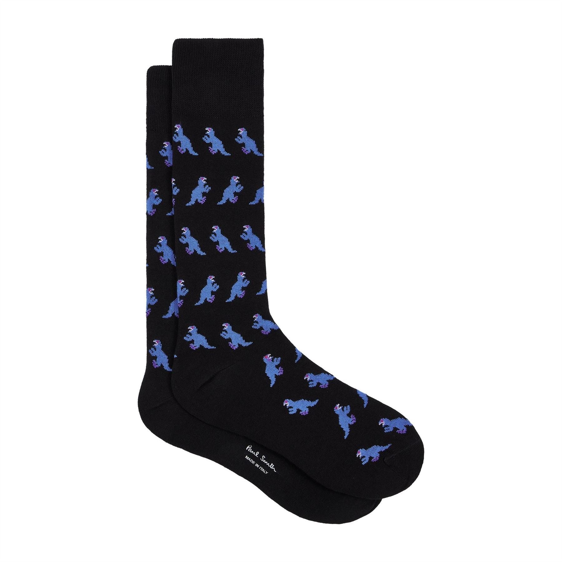 Paul Smith Animal Patterned Long Crew Socks