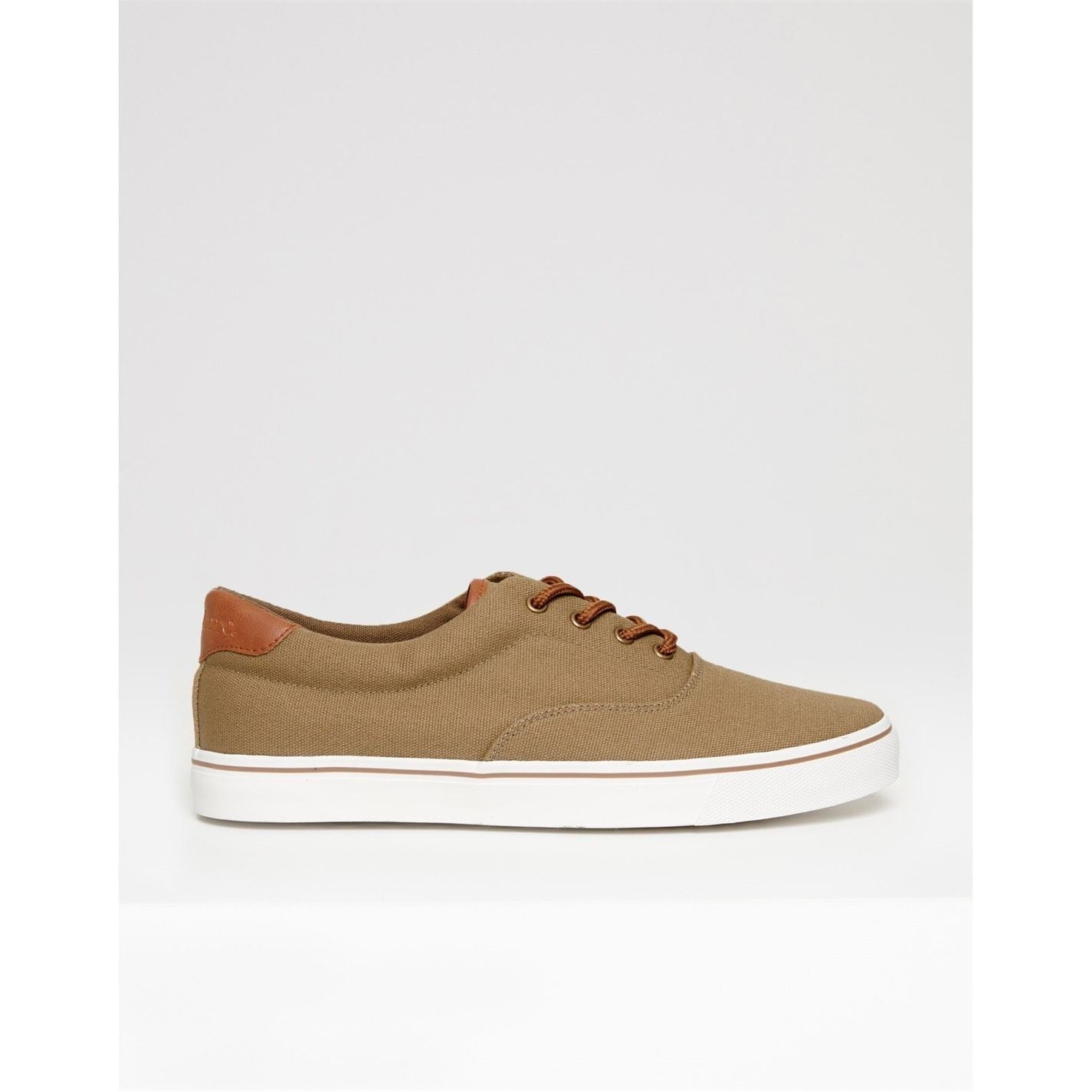 Threadbare Amis Canvas Low Top Lace-Up Sneakers