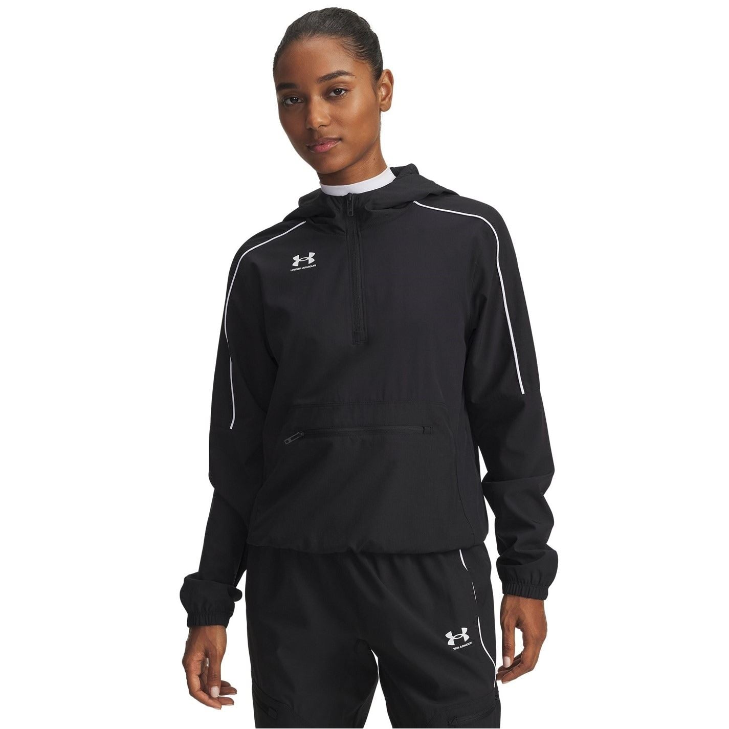 Under Armour Challenger Quarter Zip Hooded Anorak Jackets