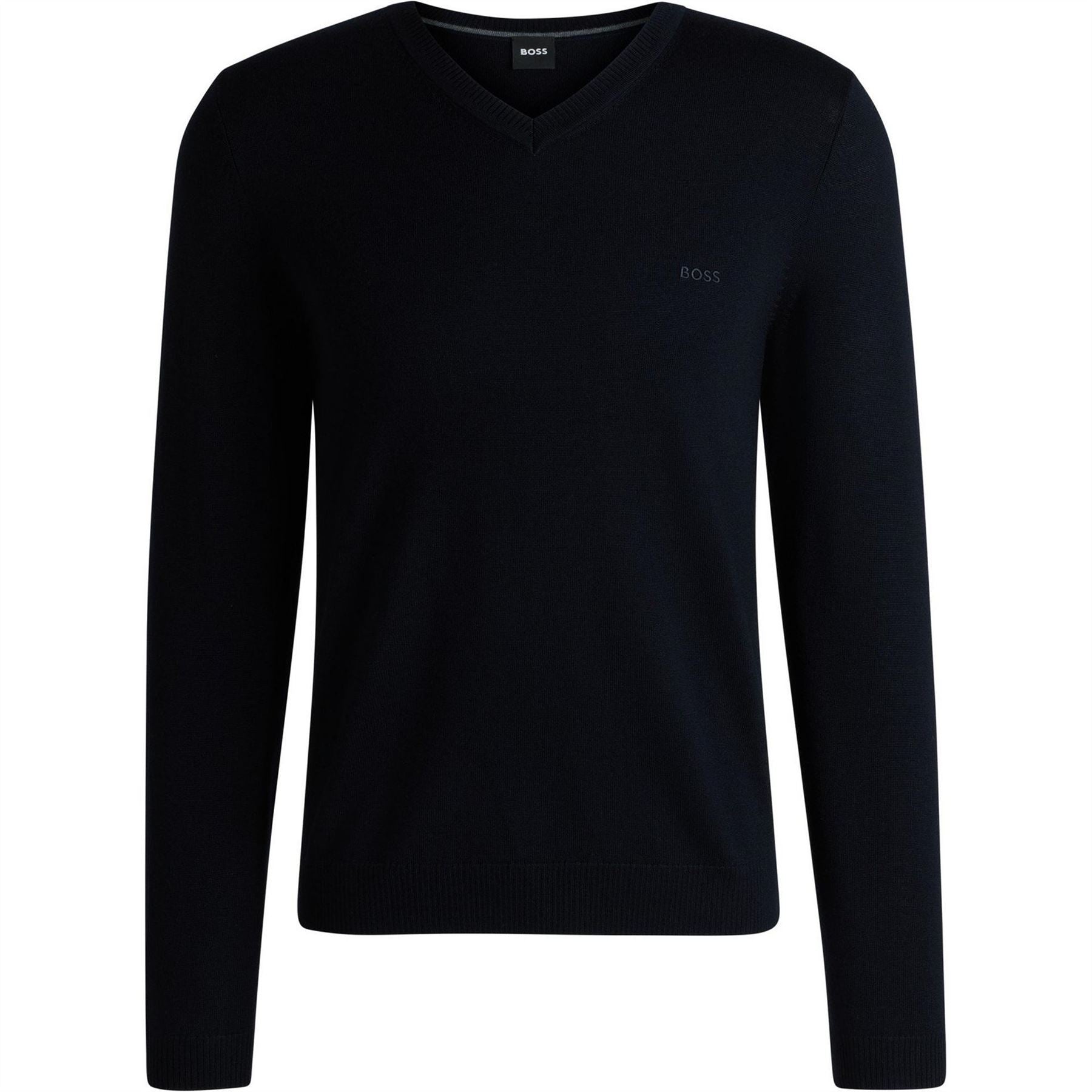 Boss V-Neck Long Sleeve Regular Fit Sweater