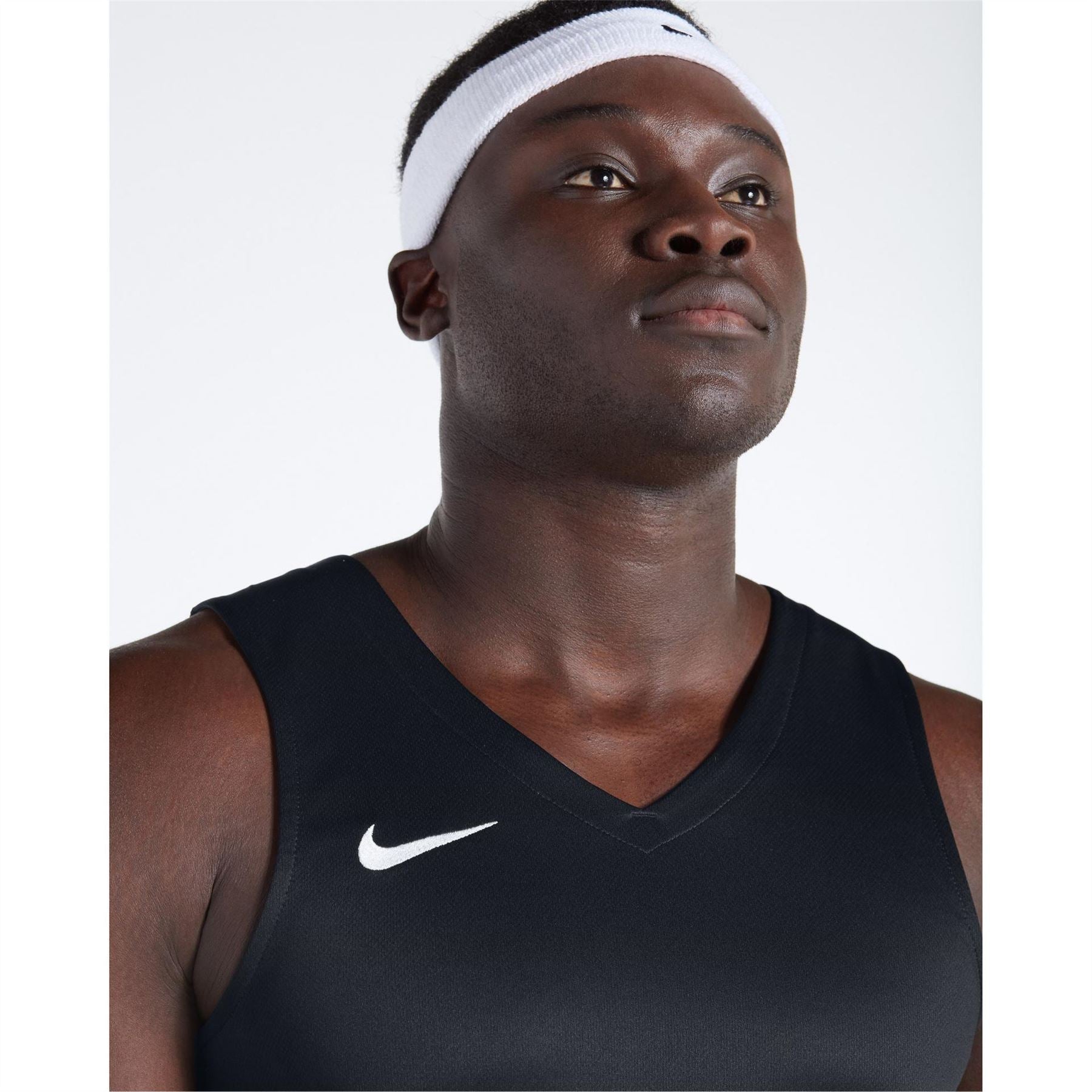 Nike V-Neck Sleeveless Regular Fit Jersey Tank
