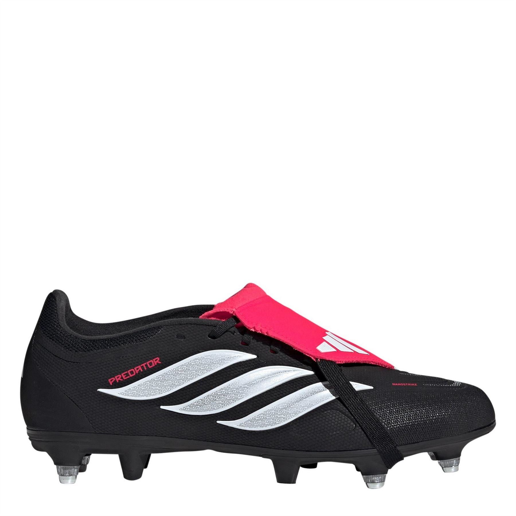 adidas Mens Predator Fold Over Tongue Academy Soft Ground Football Boots
