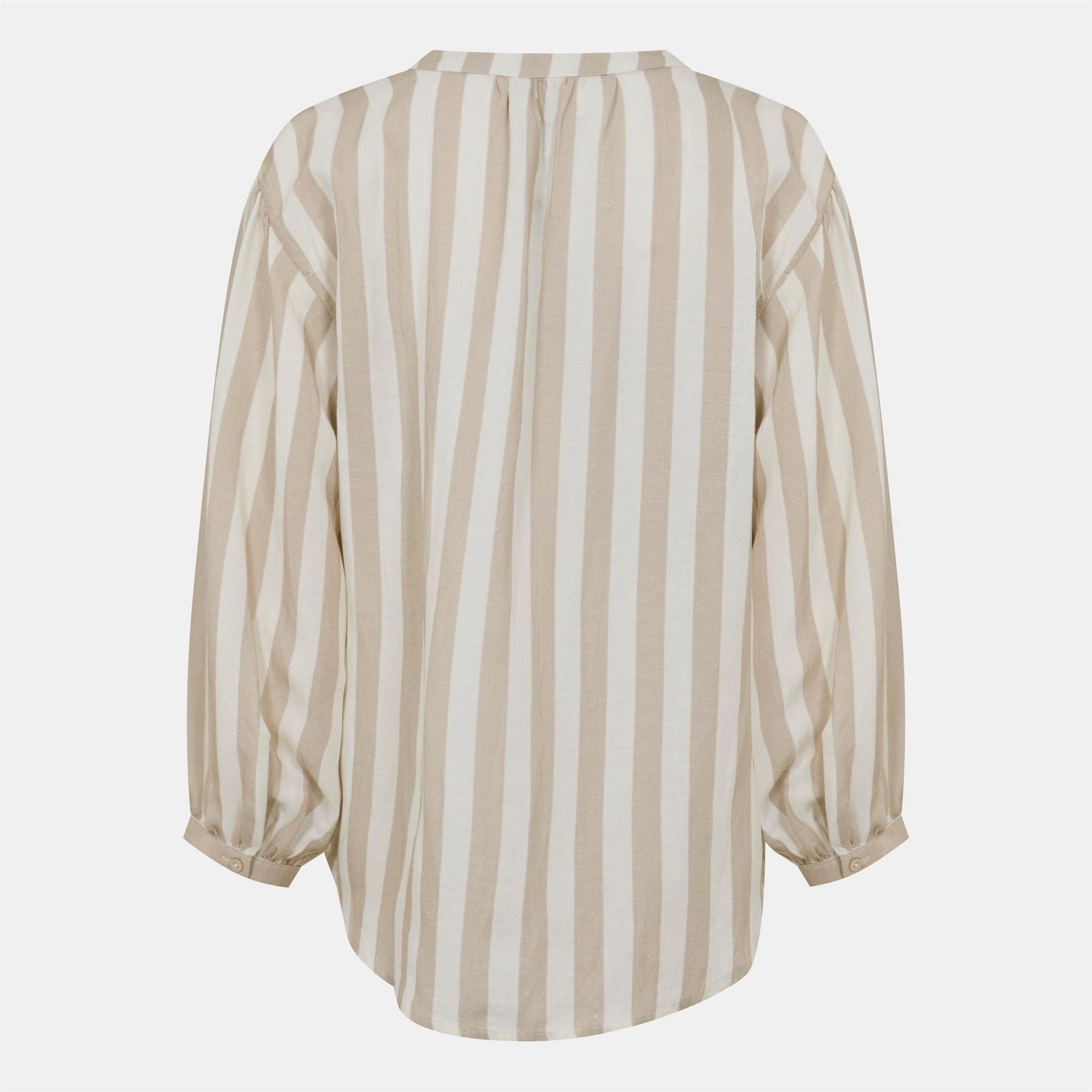 Velvet by Graham and Spencer Regular Fit Bishop Sleeve V-Neck Shirt