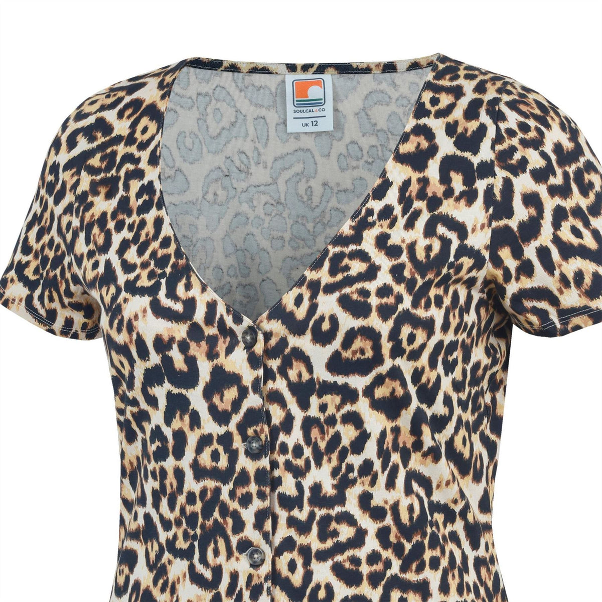SoulCal Up V-Neck Mini A-Line Dress