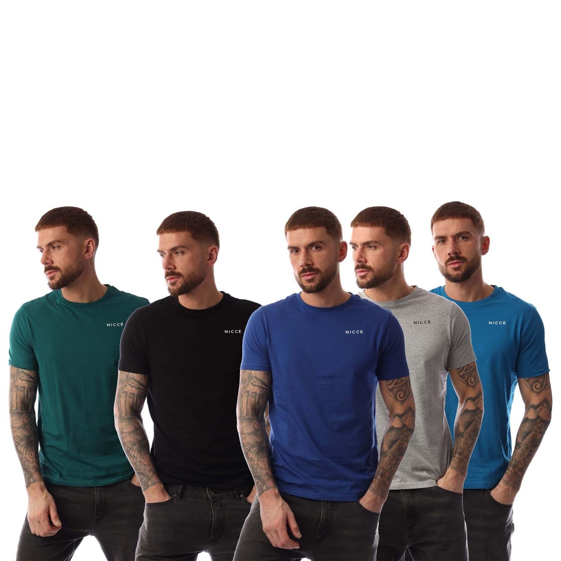 Nicce 5 Pack T-Shirts