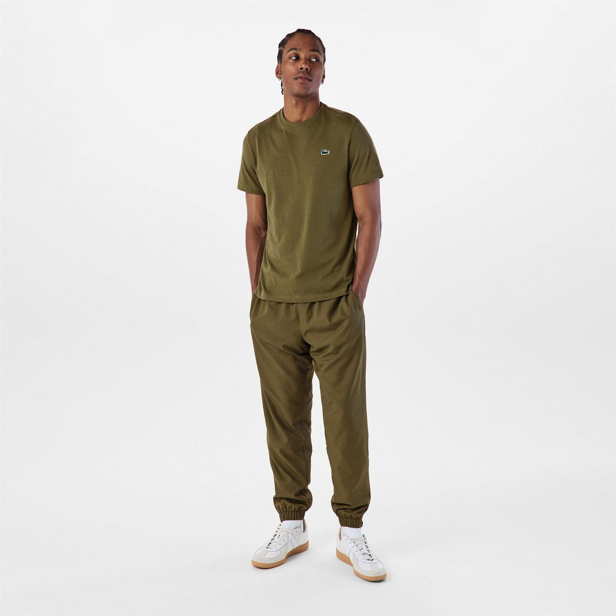 Lacoste Taffeta Closed Hem Tracksuit Bottoms