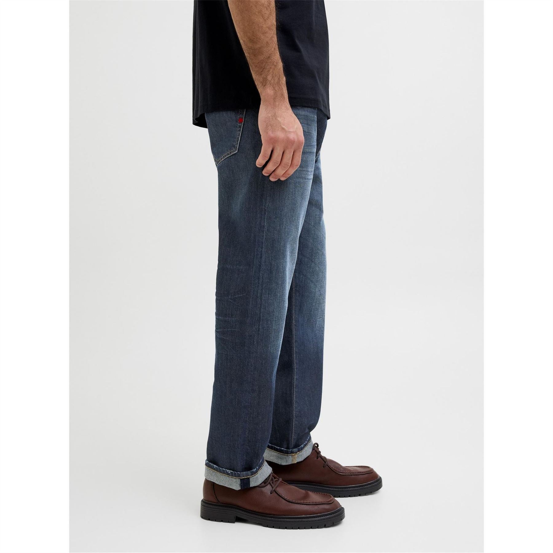 Jack and Jones Relaxed Fit Five Pocket Jeans