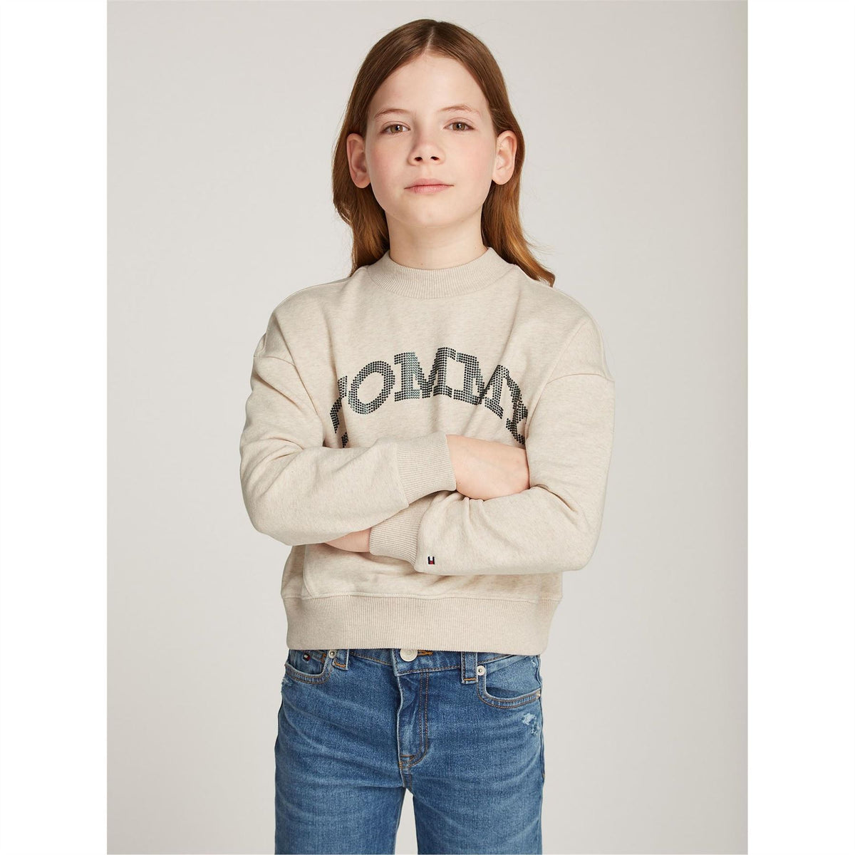 Tommy Hilfiger Foil Crew Neck Sweatshirt Juniors