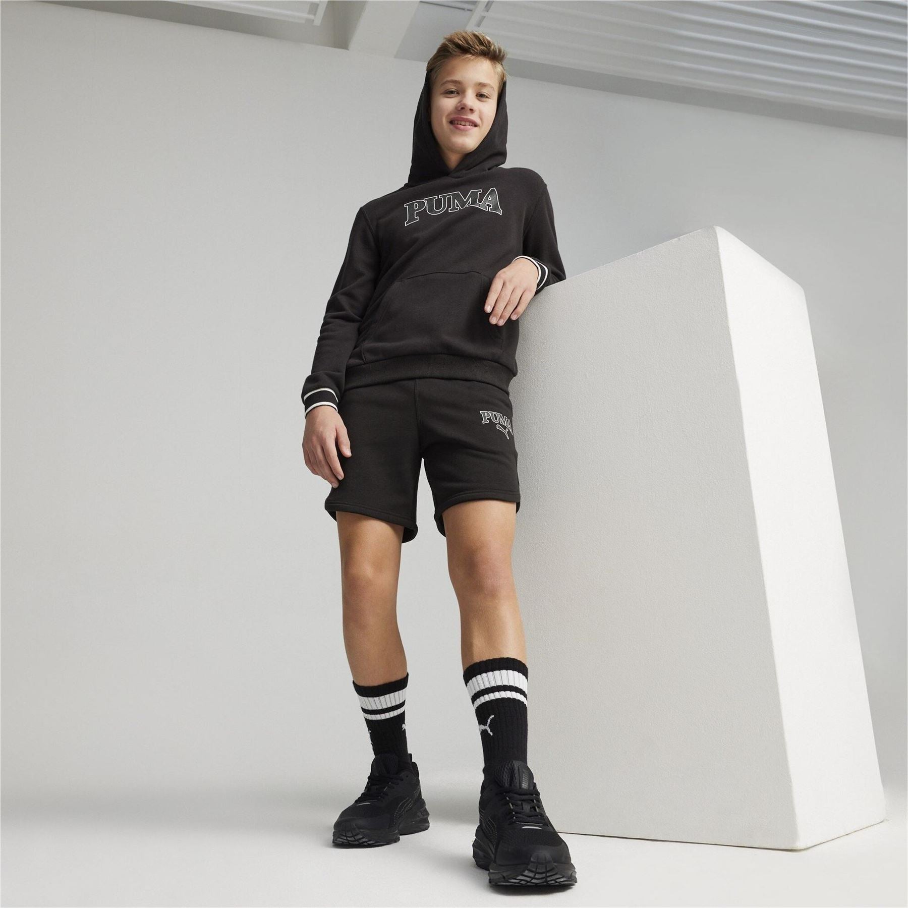 Puma Crew Neck Lettering Sweatshirt