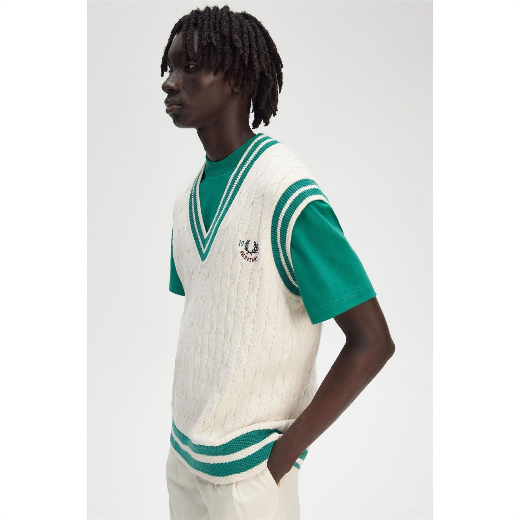 Fred Perry Club Knitted Sweater Vest